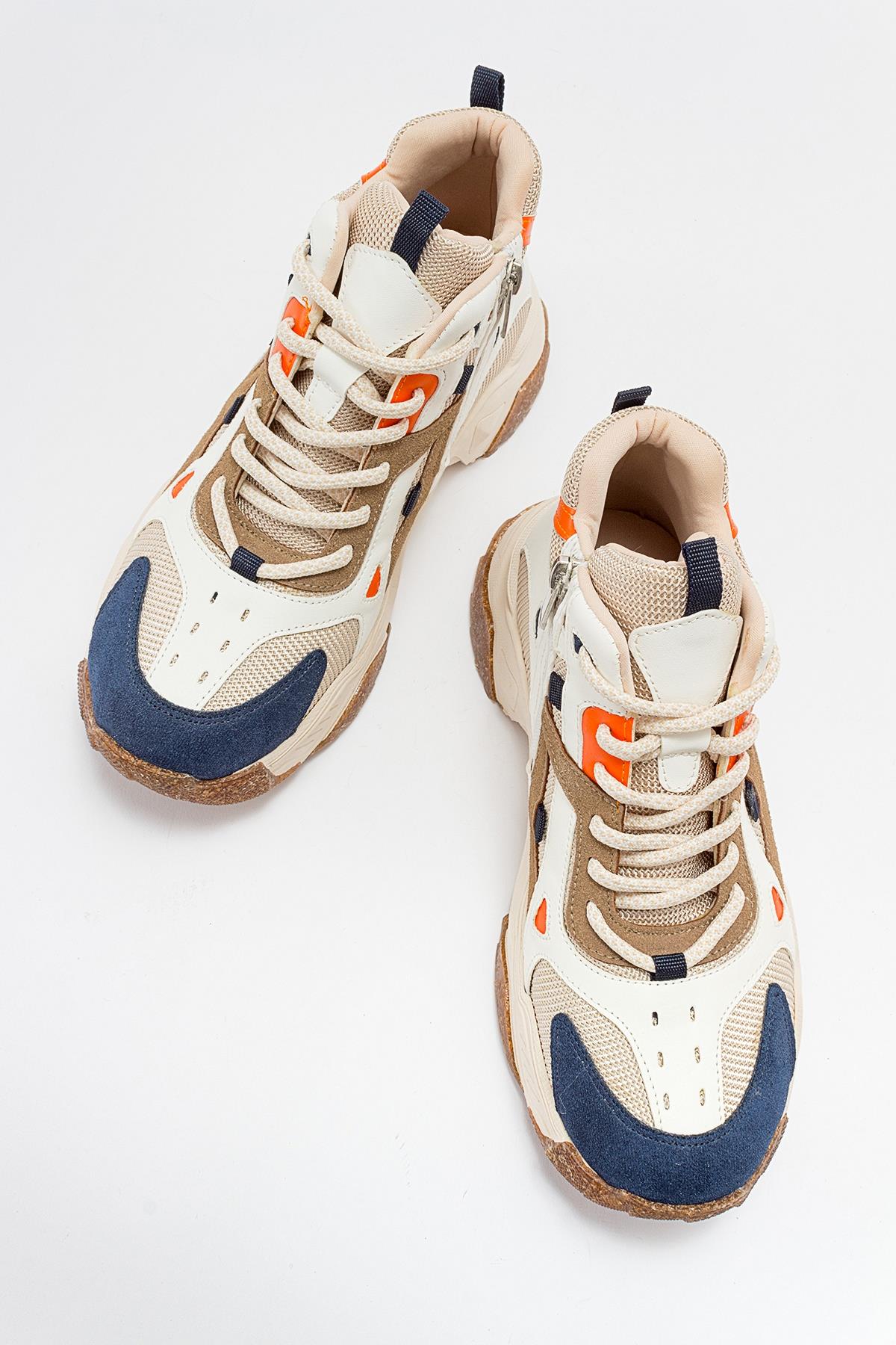 Lowel Navy Multi Sneaker Boot (Women) - Image 4