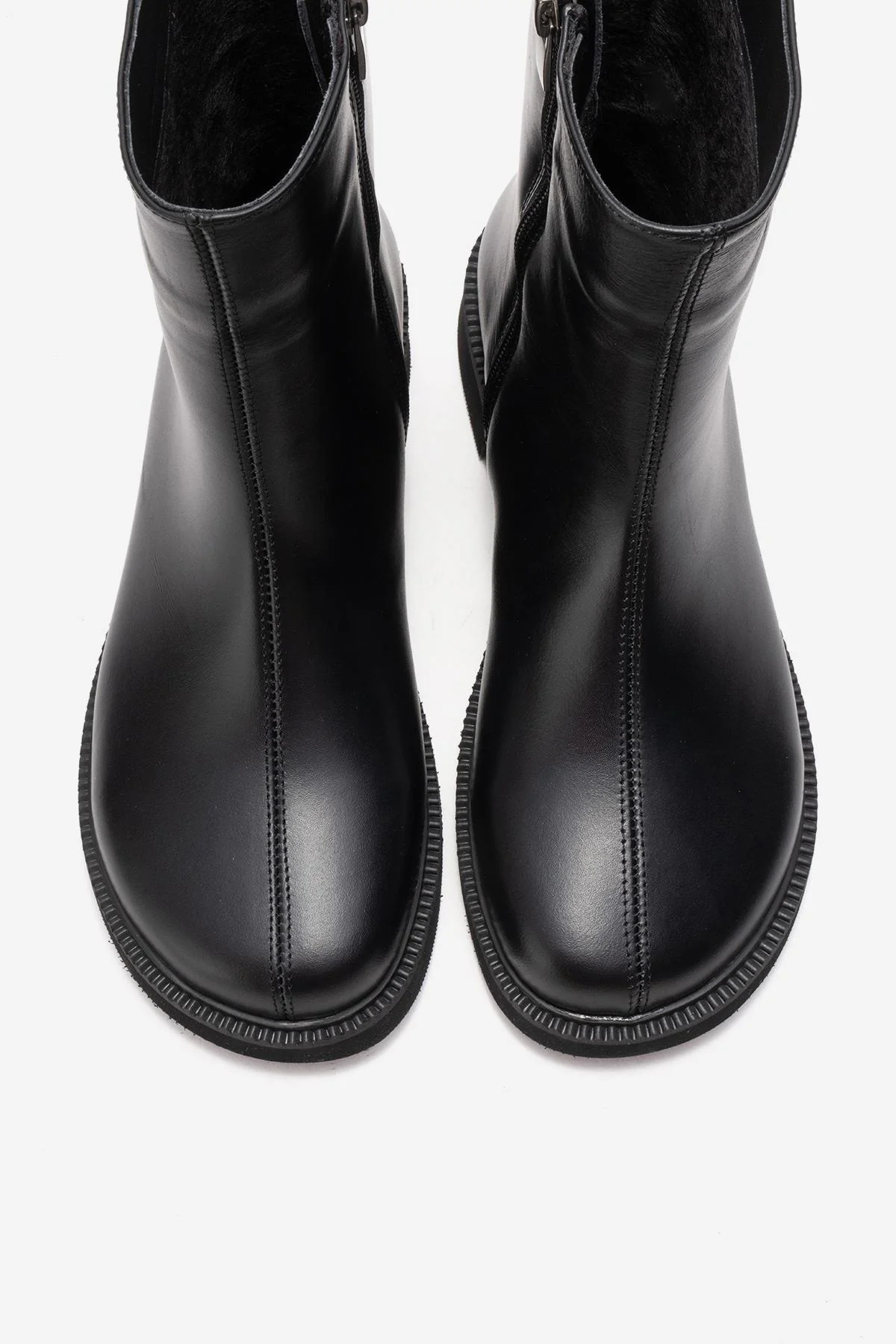 Lucano - Black Genuine Leather Ankle Boot (Women) - Image 2