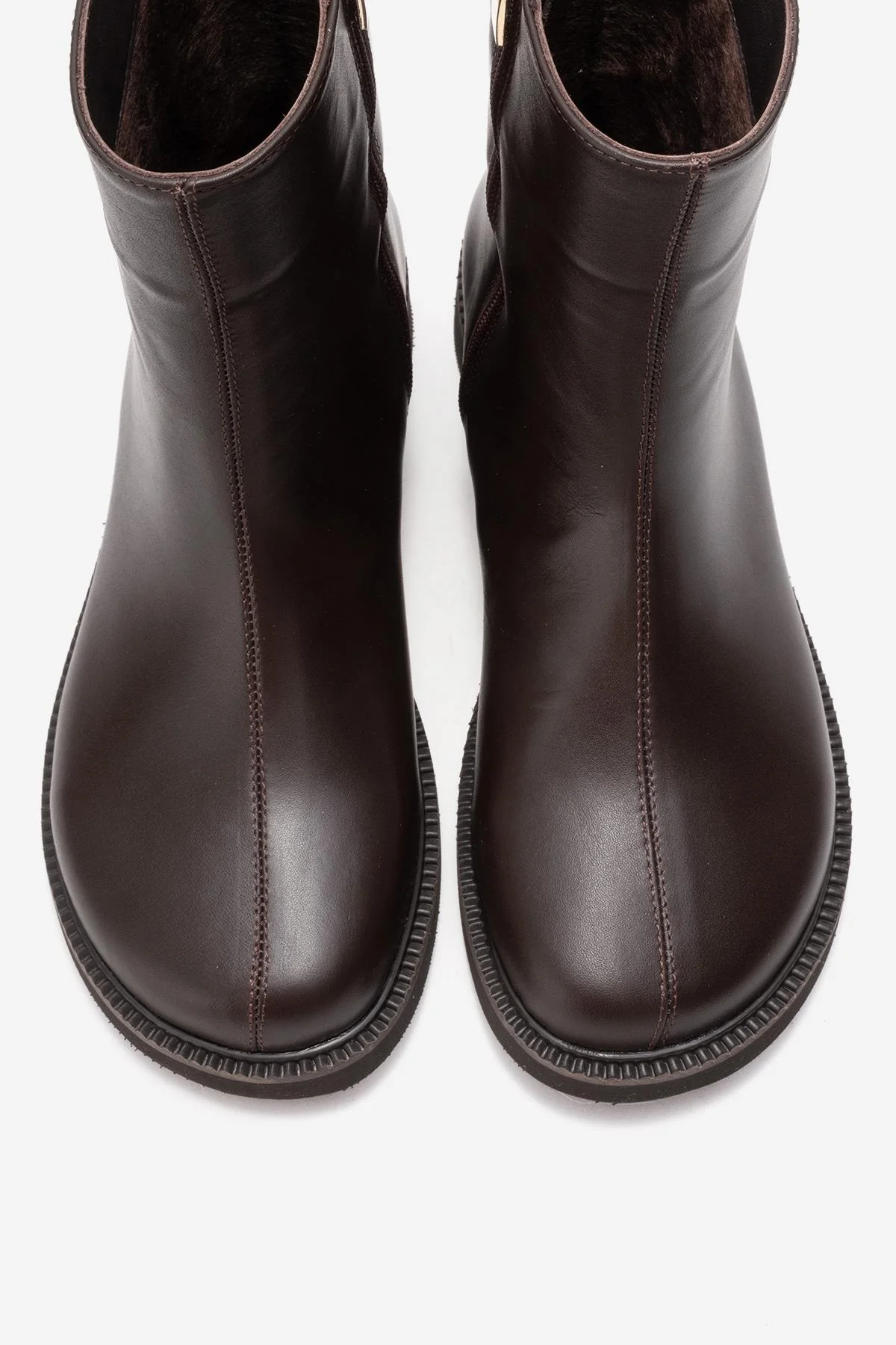 Lucano - Brown Genuine Leather Ankle Boot (Women) - Image 2