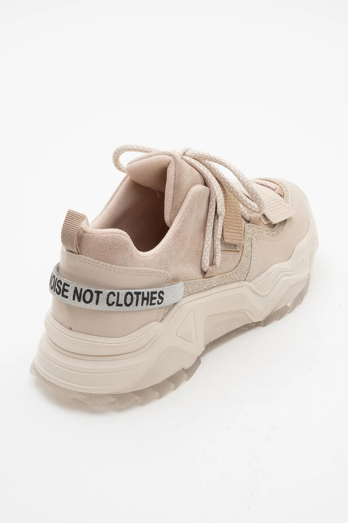Lulen - Blush Glitter Script Velcro Sneakers (Women) - Image 4