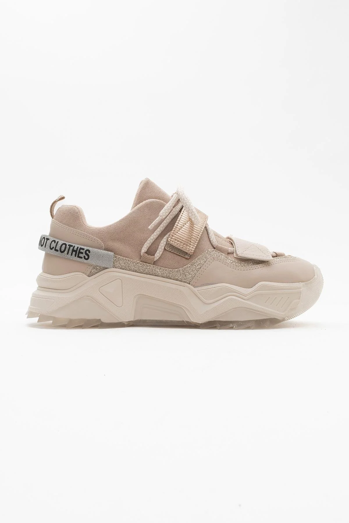 Lulen - Blush Glitter Script Velcro Sneakers (Women) - Image 5