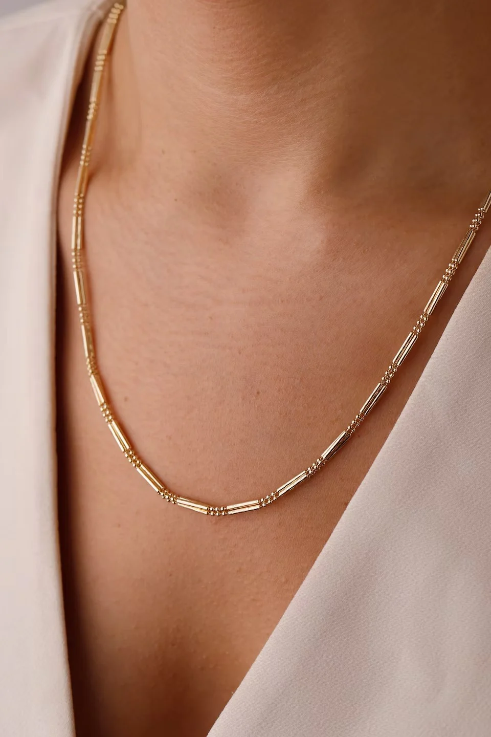 Lunara 14K Solid Gold Necklace – 14.23 g - Image 2