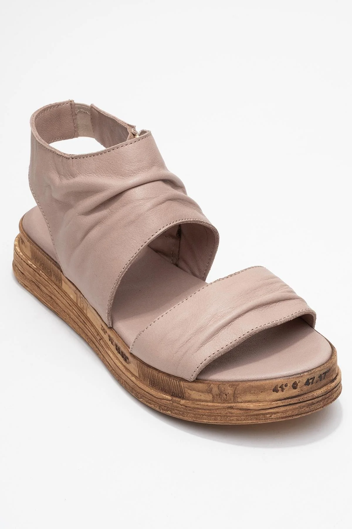 Lunas Stone Leather SideāZip Flat Heel Sandal (Women) - Image 3