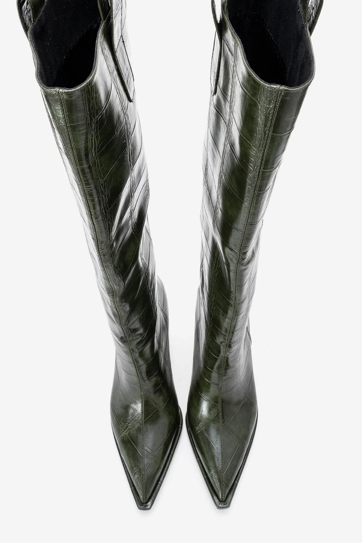 Lunelle - Emerald Pointed Toe Stiletto Heel Knee-High Boot (Women) - Image 2