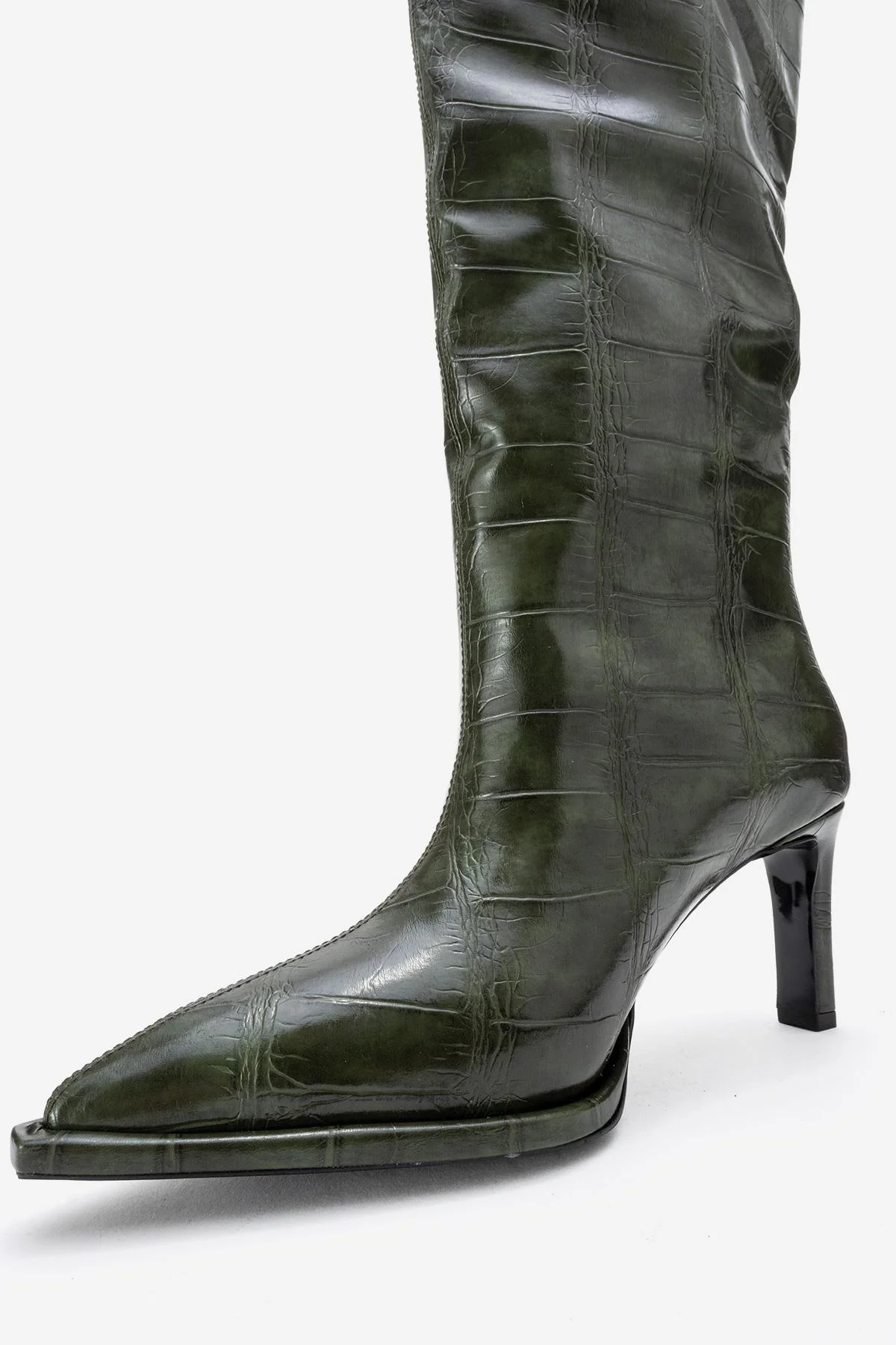 Lunelle - Emerald Pointed Toe Stiletto Heel Knee-High Boot (Women) - Image 4