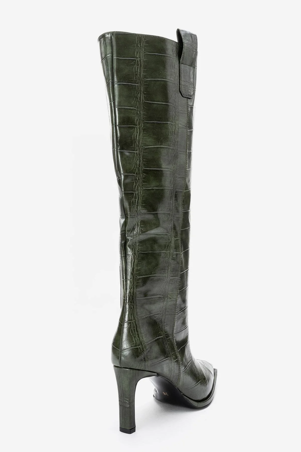 Lunelle - Emerald Pointed Toe Stiletto Heel Knee-High Boot (Women) - Image 5