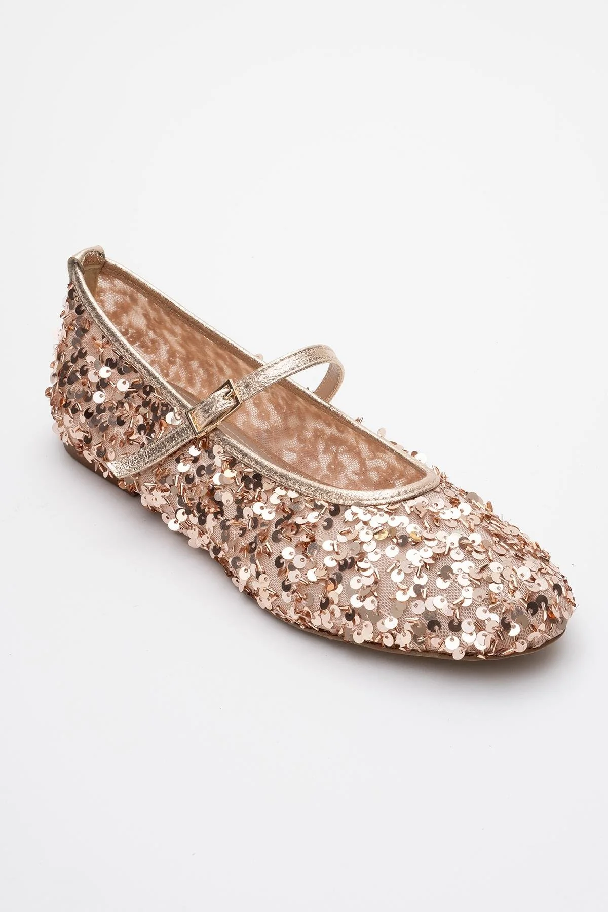 Lush - Rose Sequin Single-Band Ballet Flat (Women) - Image 3