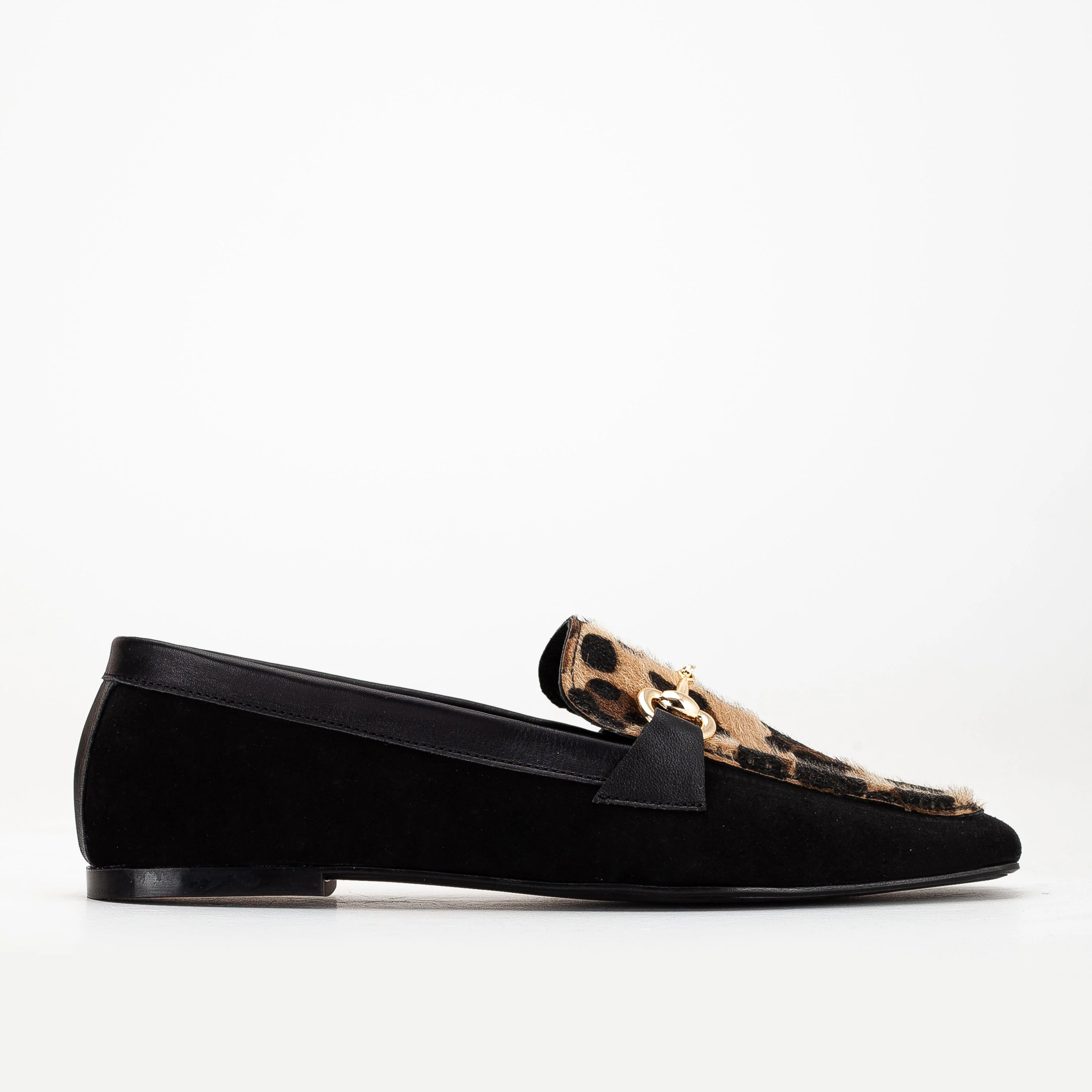Mabel - Black Suede Leather Loafers - Image 3