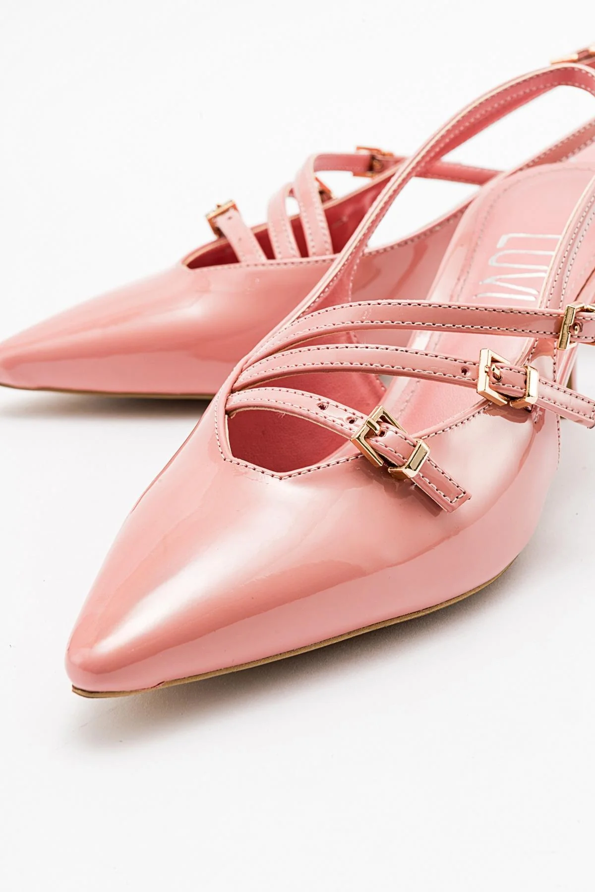 Magra Blush Patent Pointed-Toe Slingback Stiletto (Women) - Image 5
