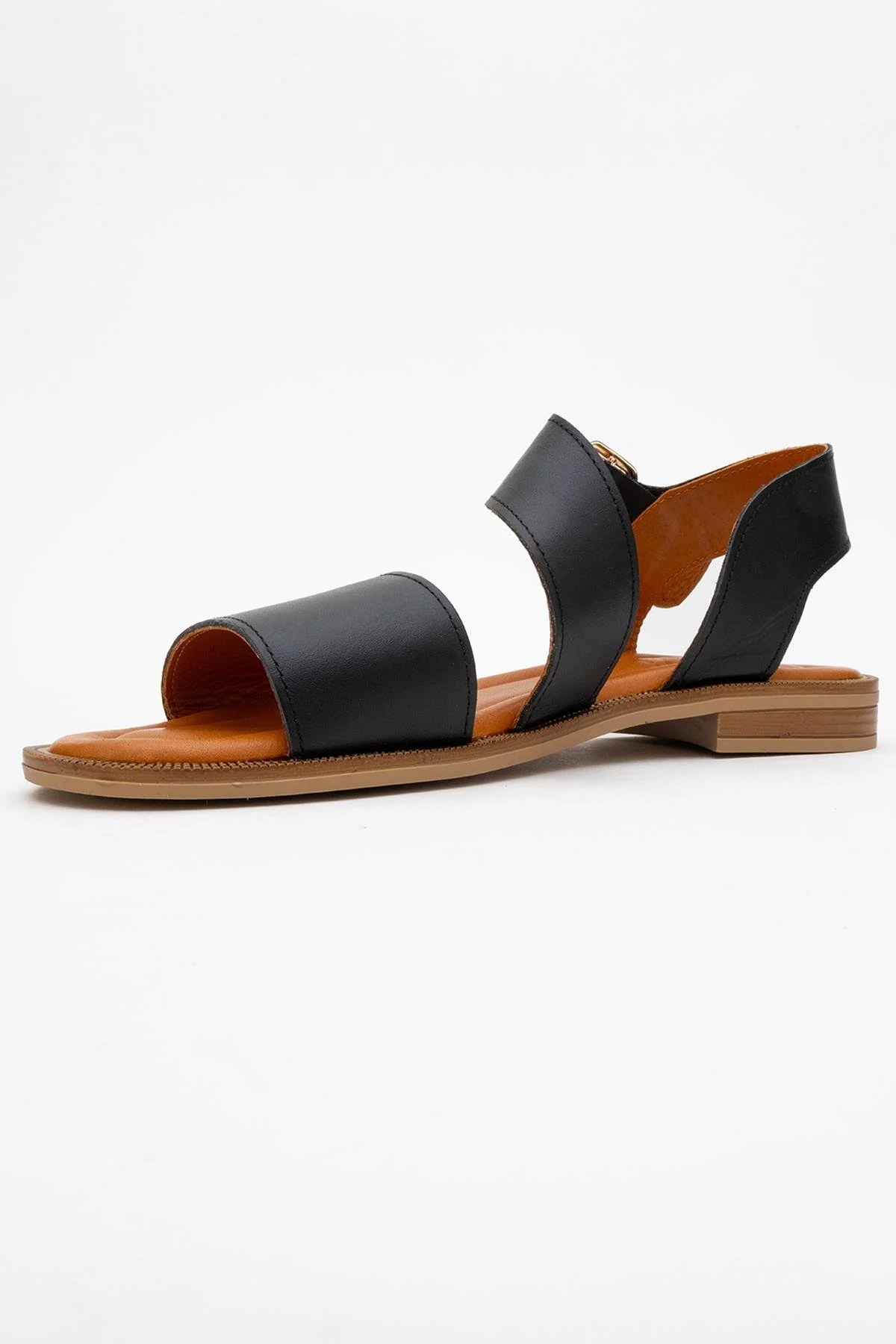 Majesty Black Leather Sandal (Women) - Image 4