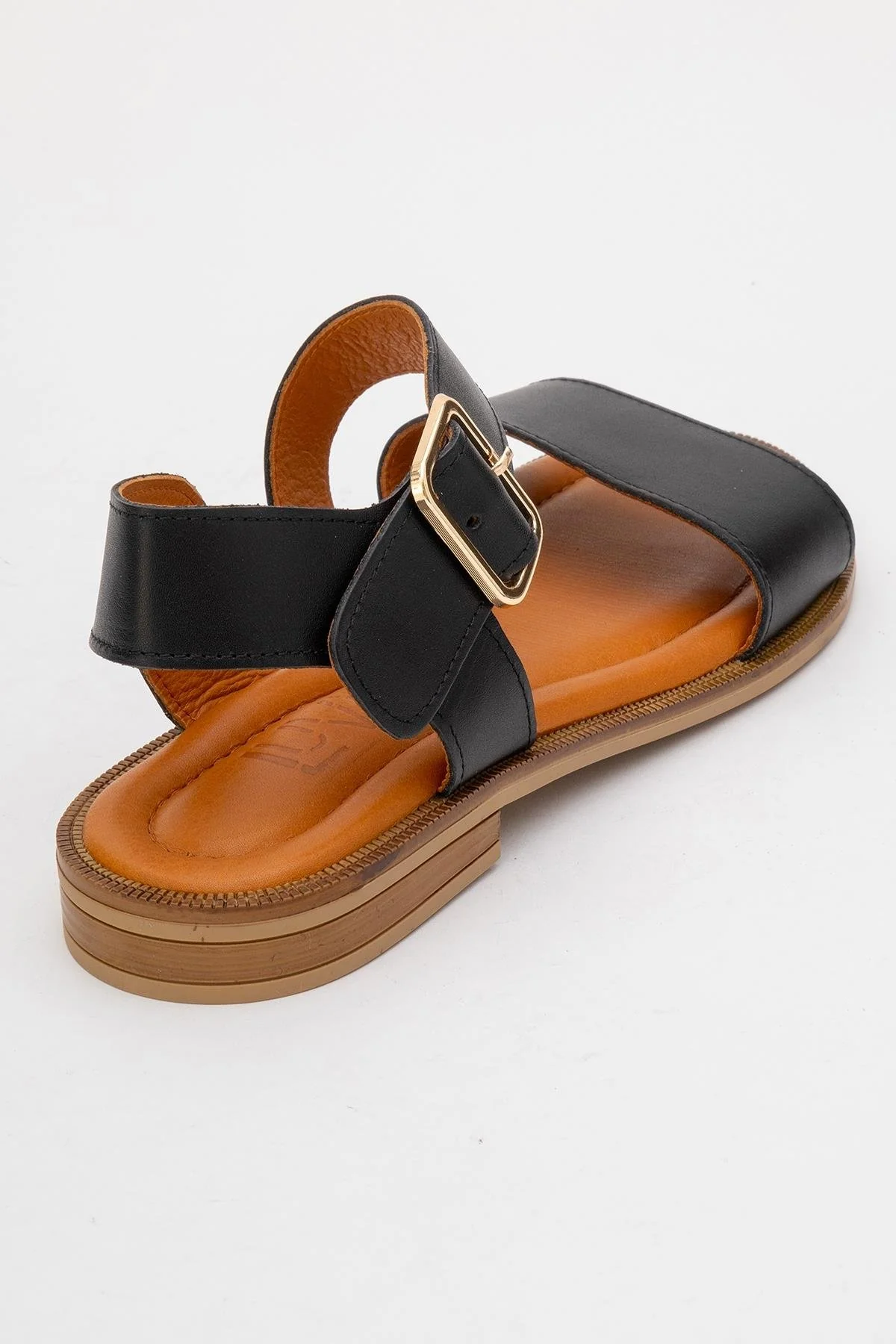 Majesty Black Leather Sandal (Women) - Image 5
