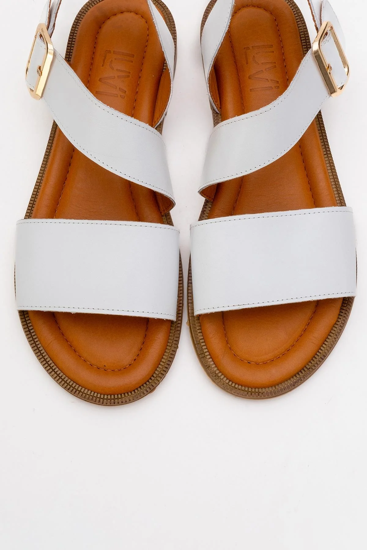 Majesty White Leather Sandal (Women) - Image 2