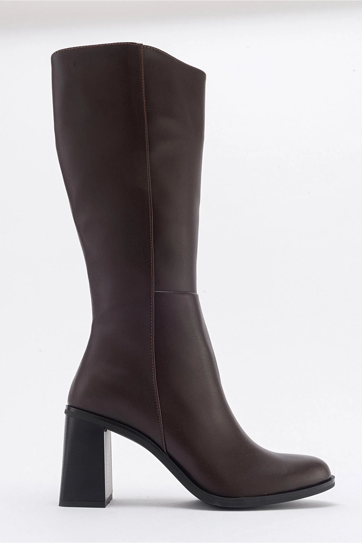 Maranta - Brown Heeled Knee-High Boot (Women) - Image 6