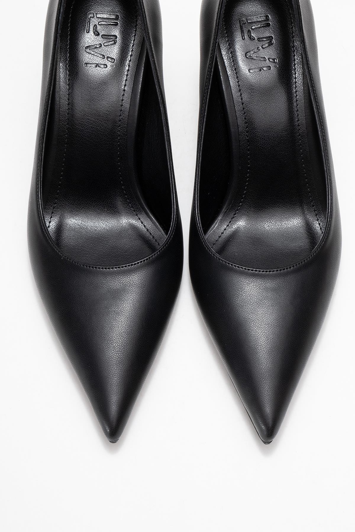 Marcus - Black Heeled Pump (Women) - Image 2