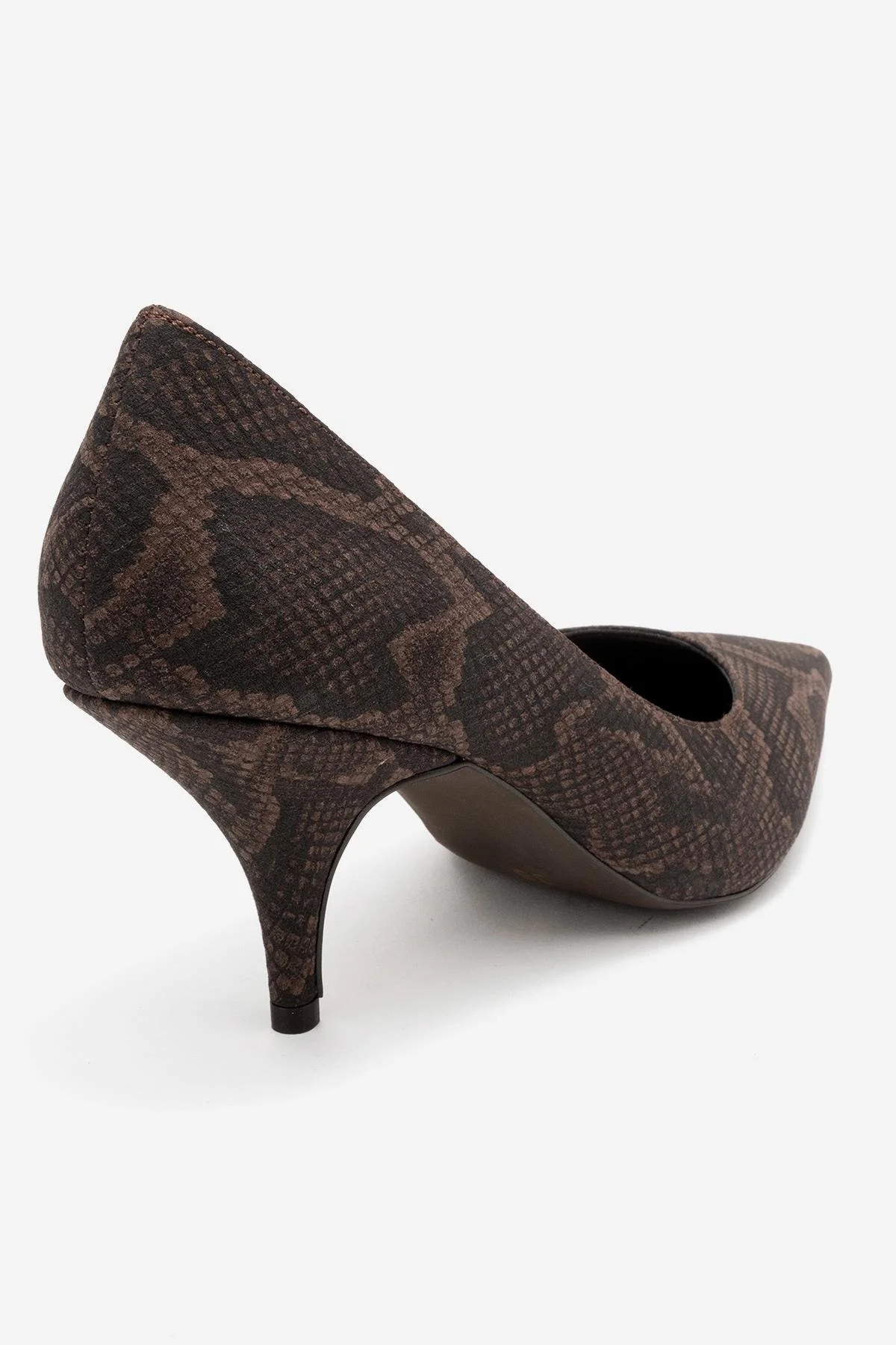 Marcus - Brown Patterned Heeled Shoe (Women) - Image 5