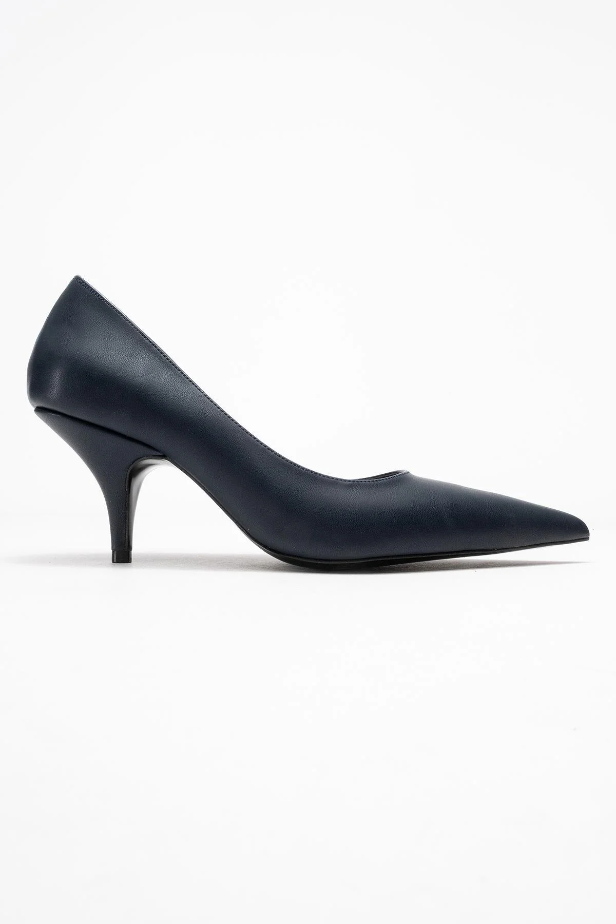 Marcus - Navy Heeled Pump (Women) - Image 6