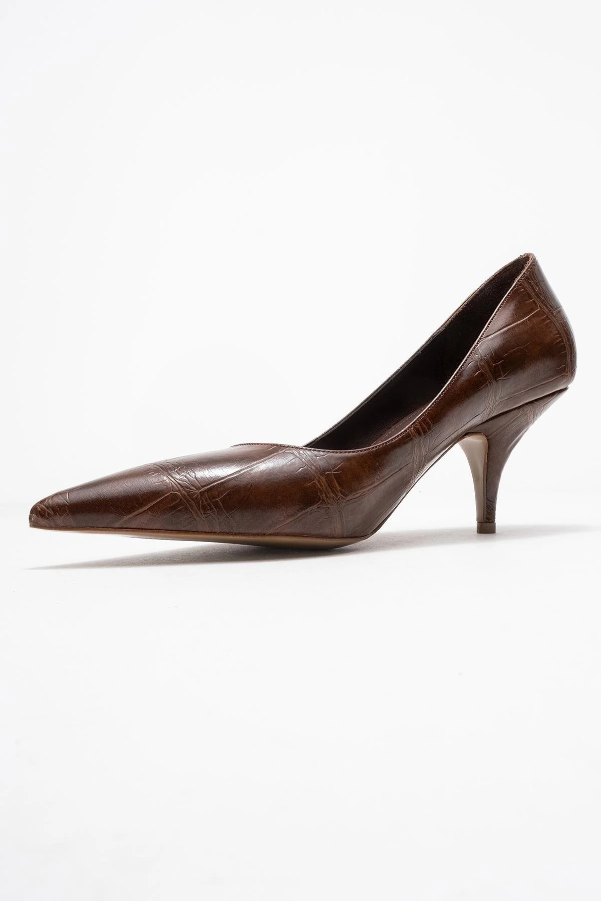 Marcus - Tan Printed Heeled Pump (Women) - Image 4
