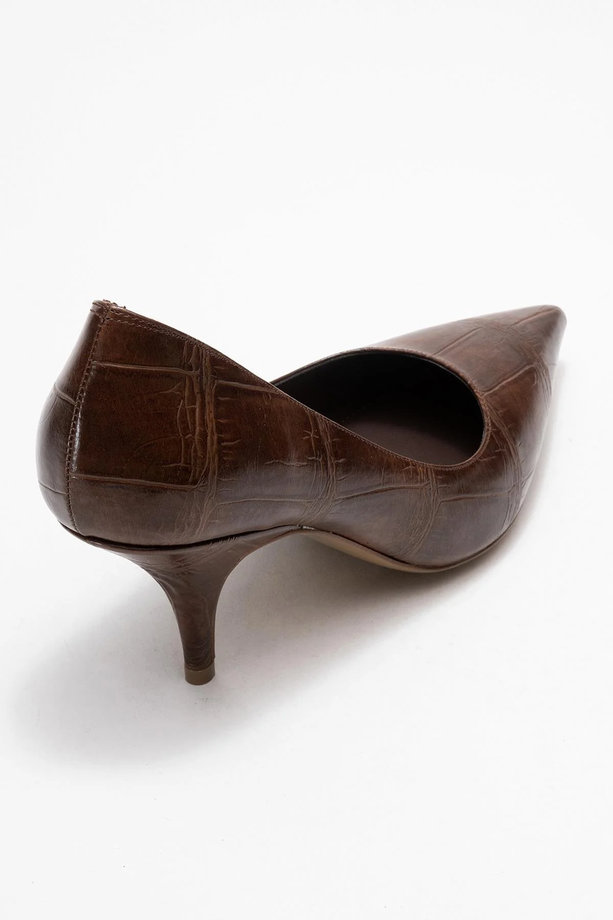 Marcus - Tan Printed Heeled Pump (Women) - Image 5