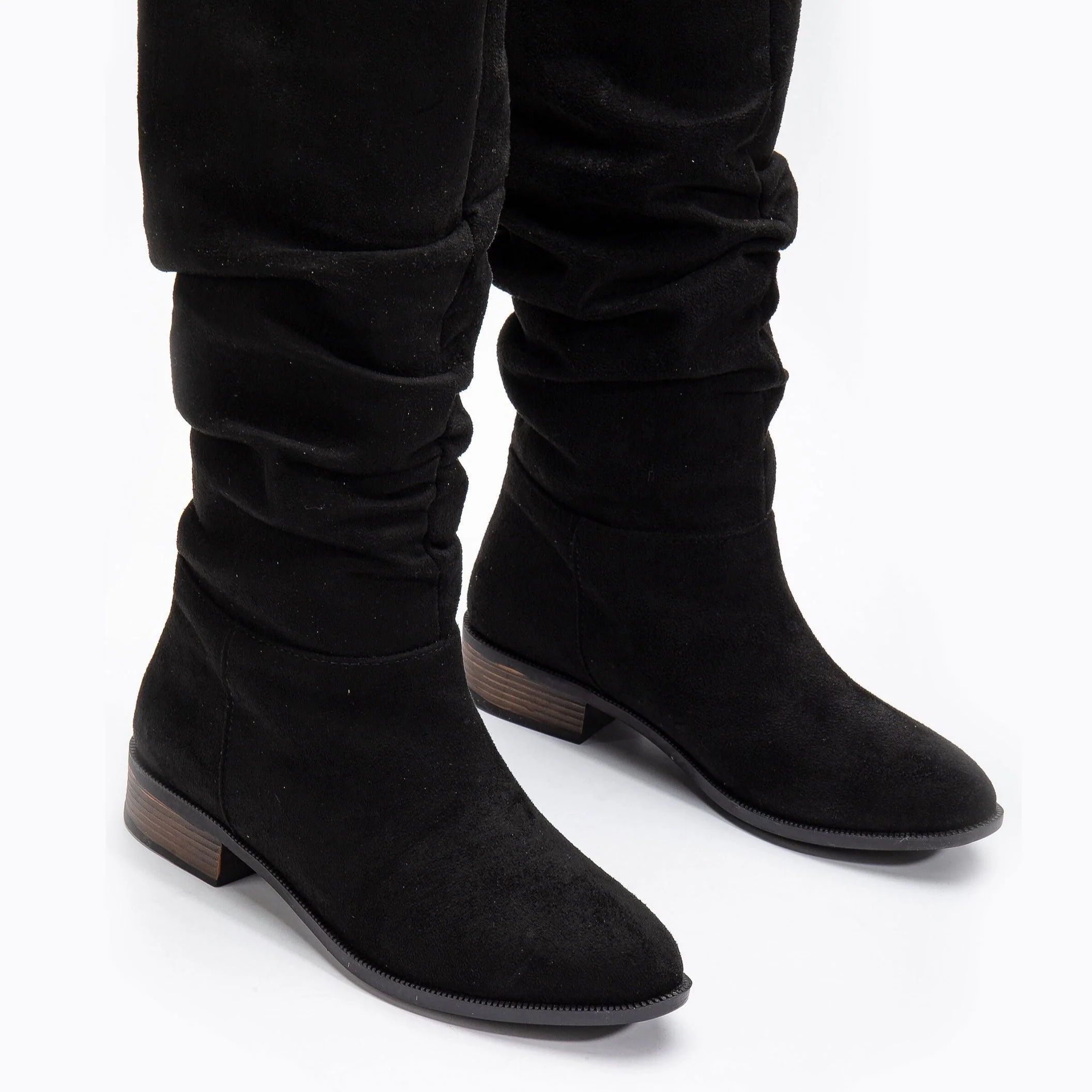 Maribel - Black Suede Boots - Image 3