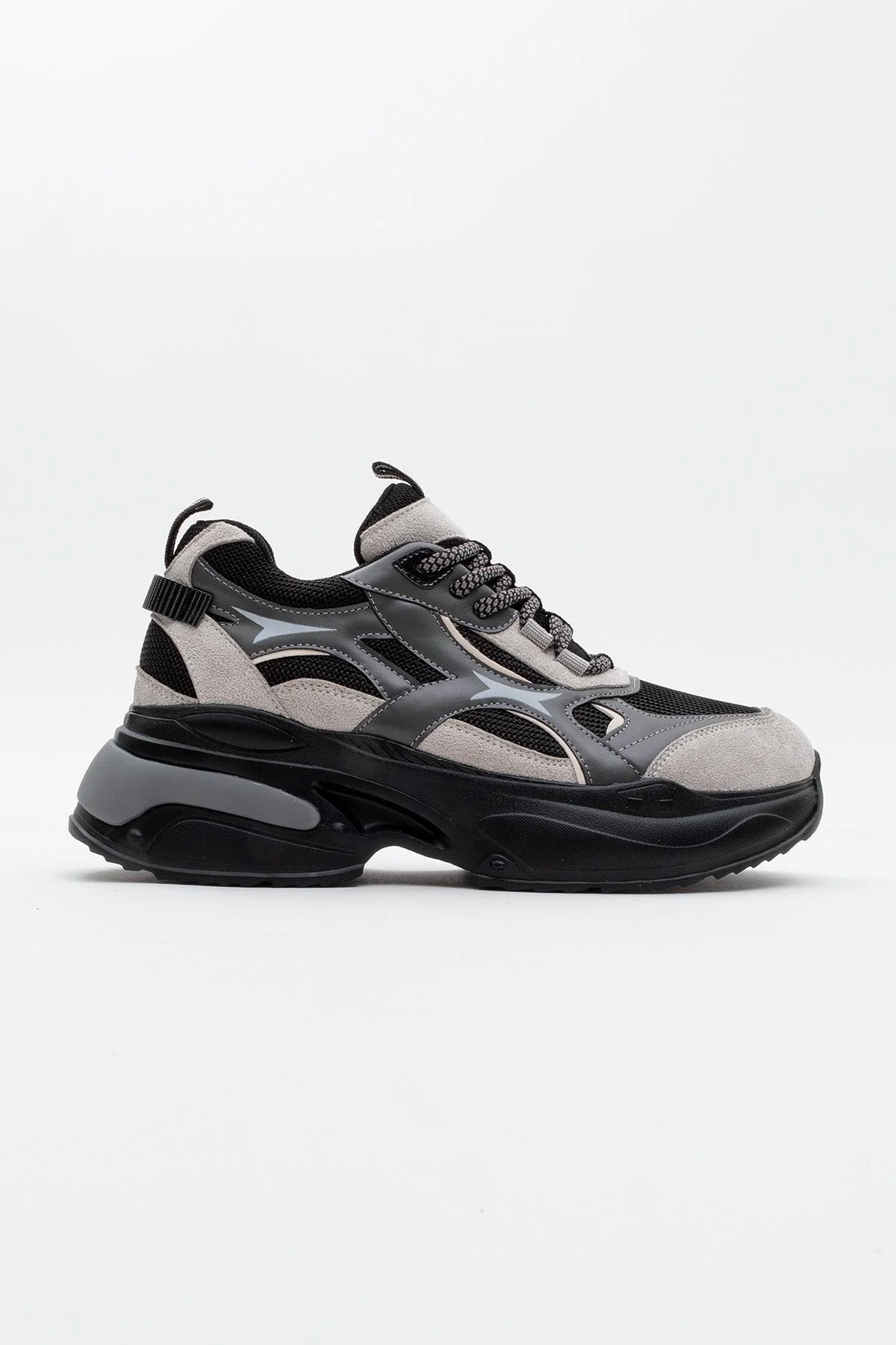 Marron - Black Sport Sneakers (Women) - Image 5