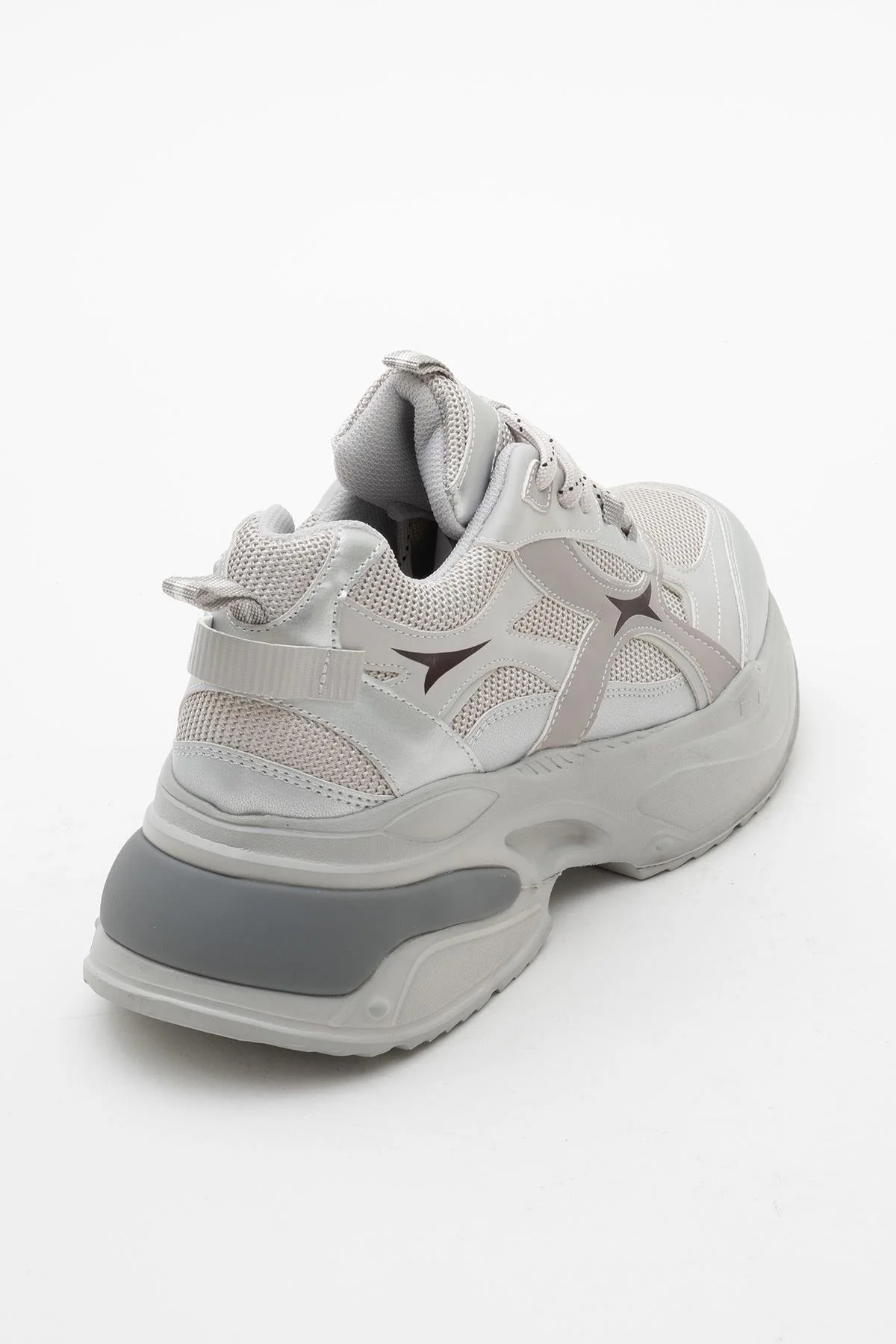 Marron - Silver Gray Sneakers (Women) - Image 4
