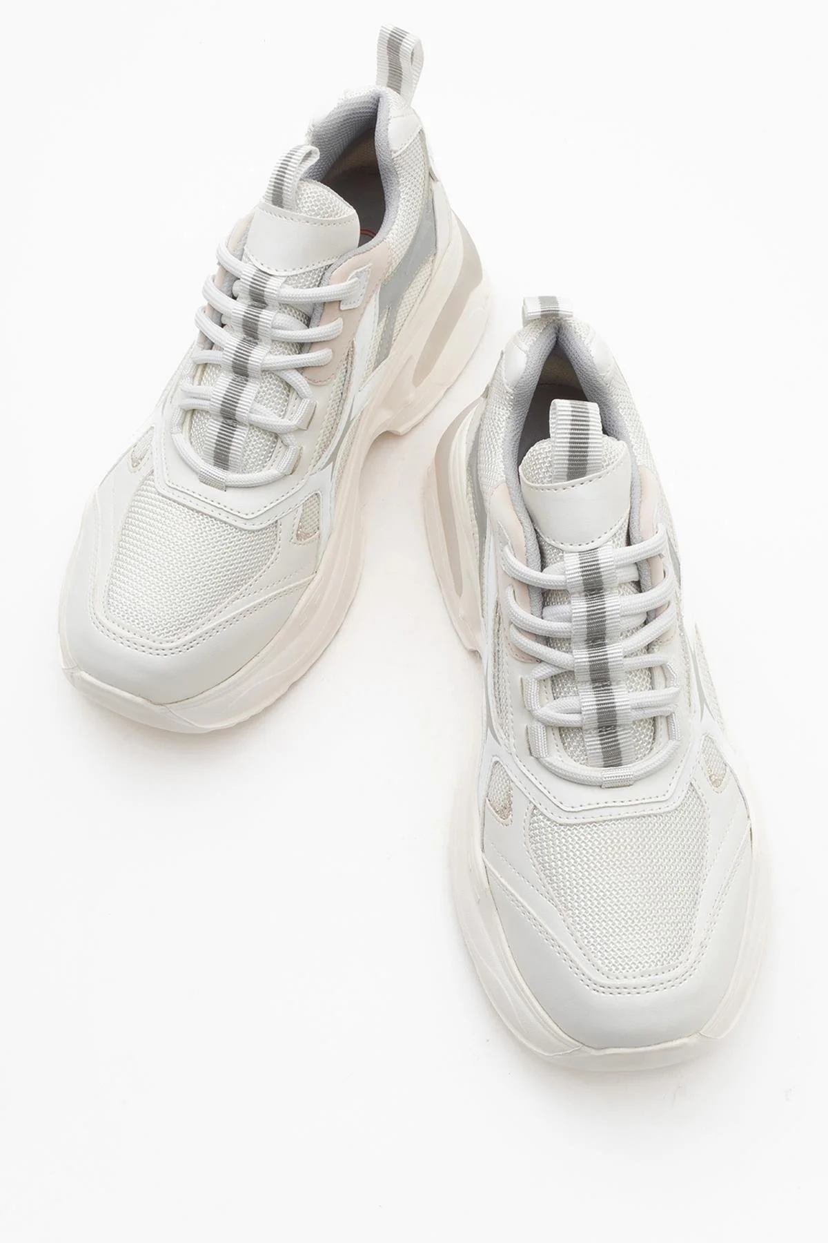 Marron - White Sneakers (Women) - Image 2