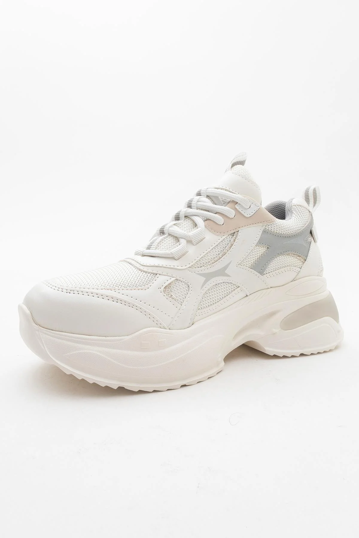 Marron - White Sneakers (Women) - Image 3