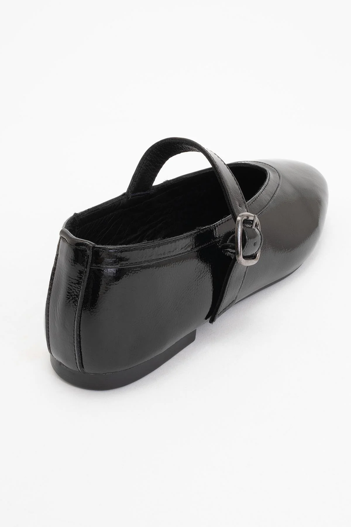 Matilda - Black Patent Leather Mary Jane Flats - Image 4