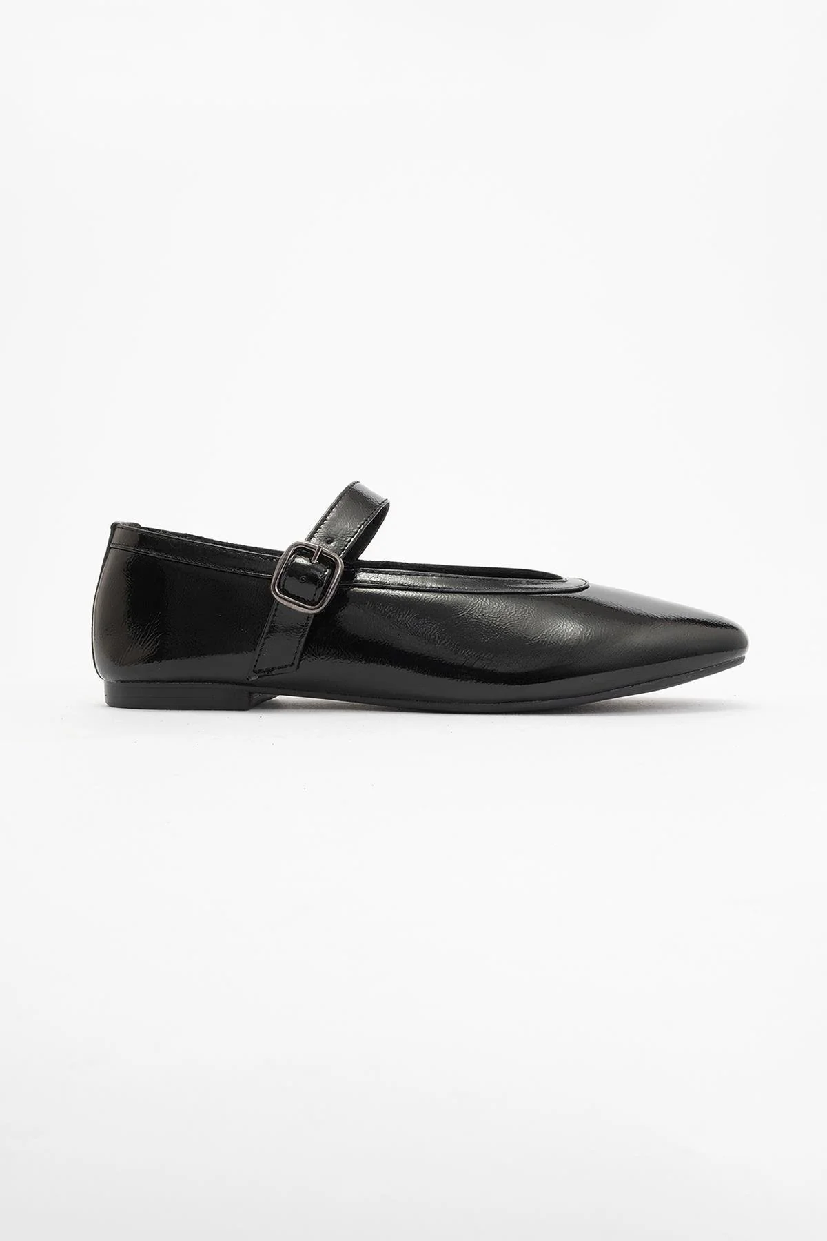Matilda - Black Patent Leather Mary Jane Flats - Image 5