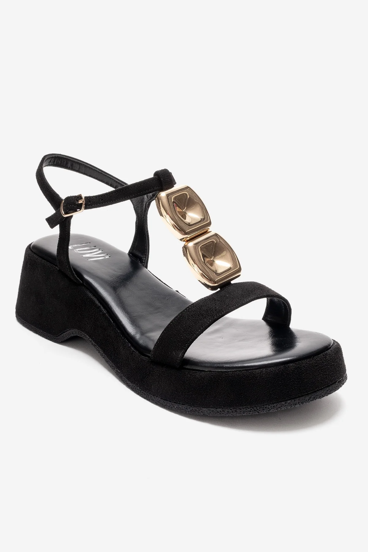 MATT - Black Platform Sandal (Women) - Image 3