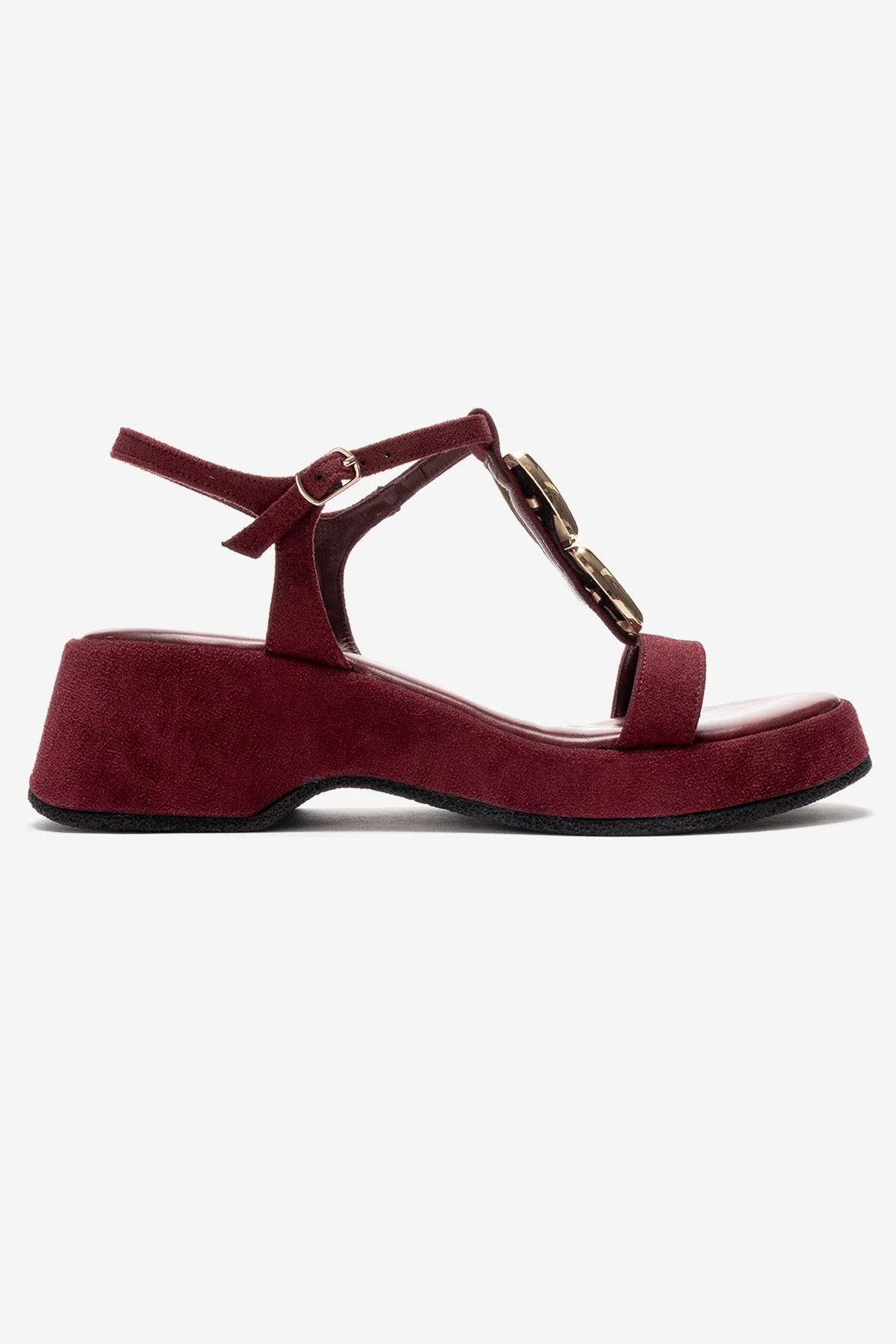 MATT - Burgundy Platform Sandal (Women) - Image 6
