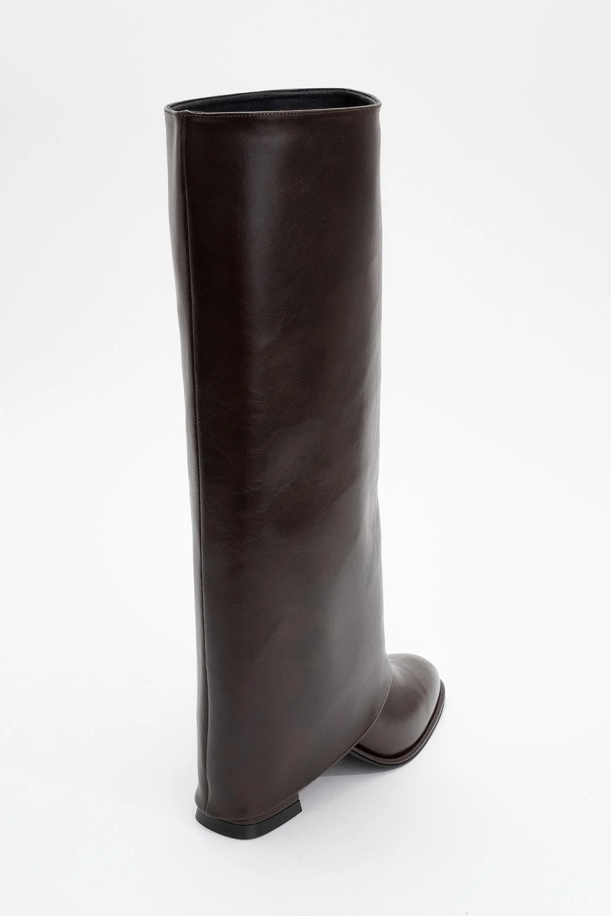 Maybe Brown Chunky Heel Boot (Women) - Image 4
