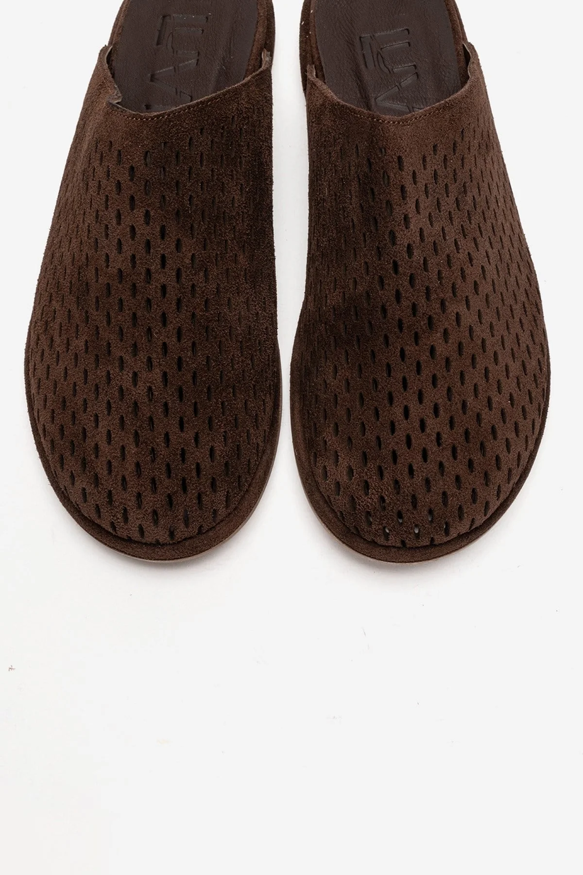 Melara - Cognac Genuine Leather Closed-Toe Slide (Women) - Image 2