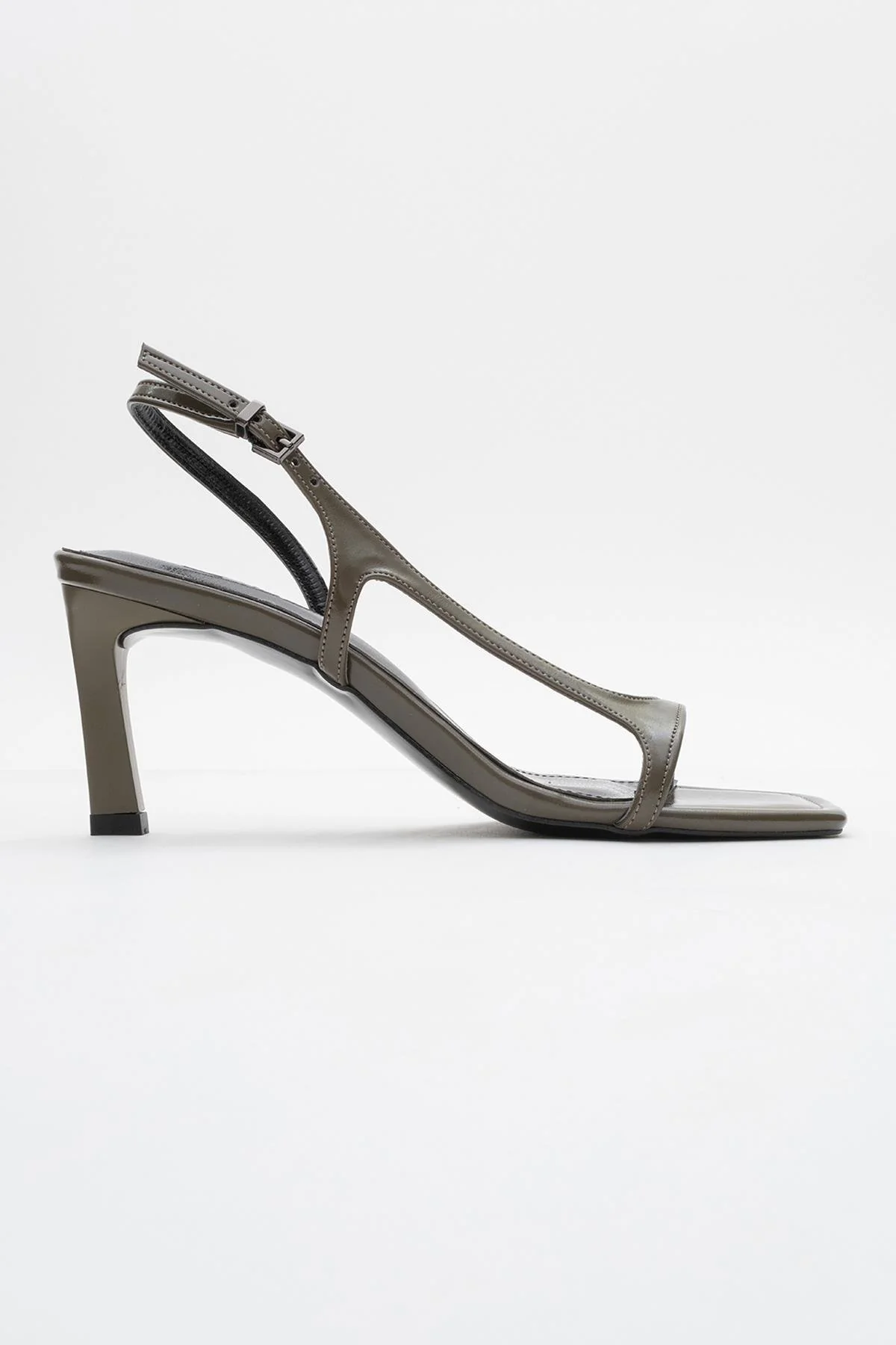 Melby - Khaki Heeled Shoe (Women) - Image 6
