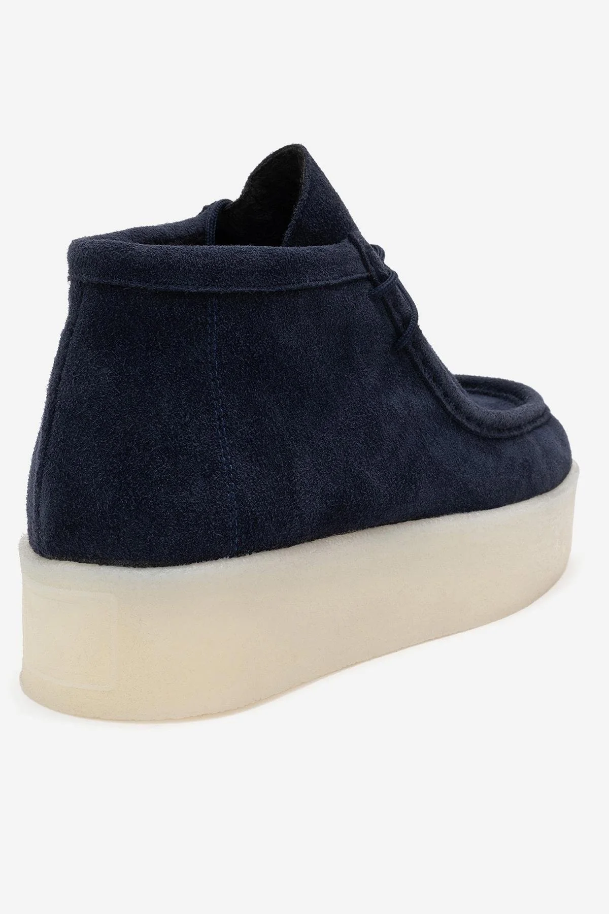 Melia - Navy Suede Genuine Leather Ankle Boot (Women) - Image 5