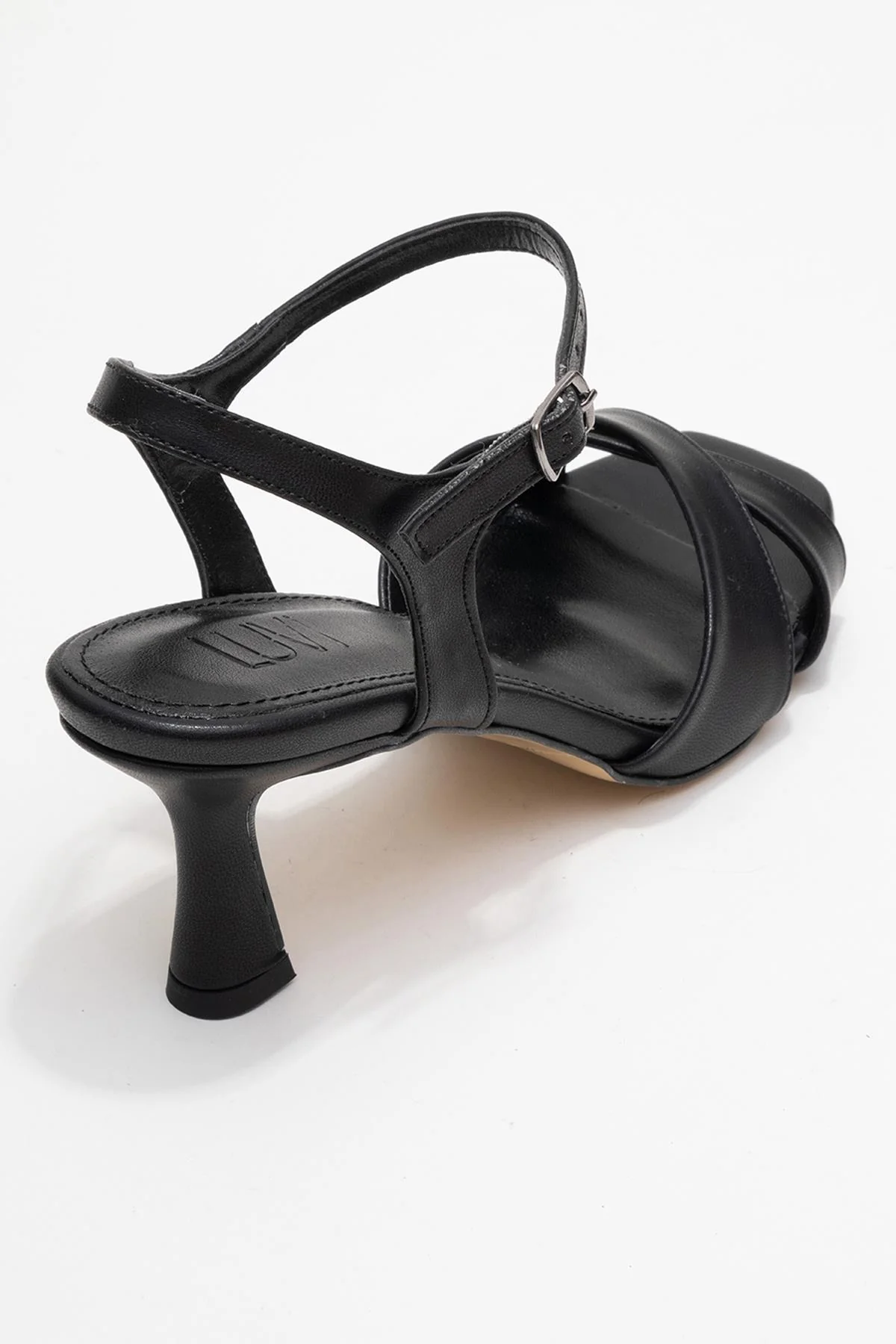 Melin - Black Cross-Strap High Heel Pump (Women) - Image 5