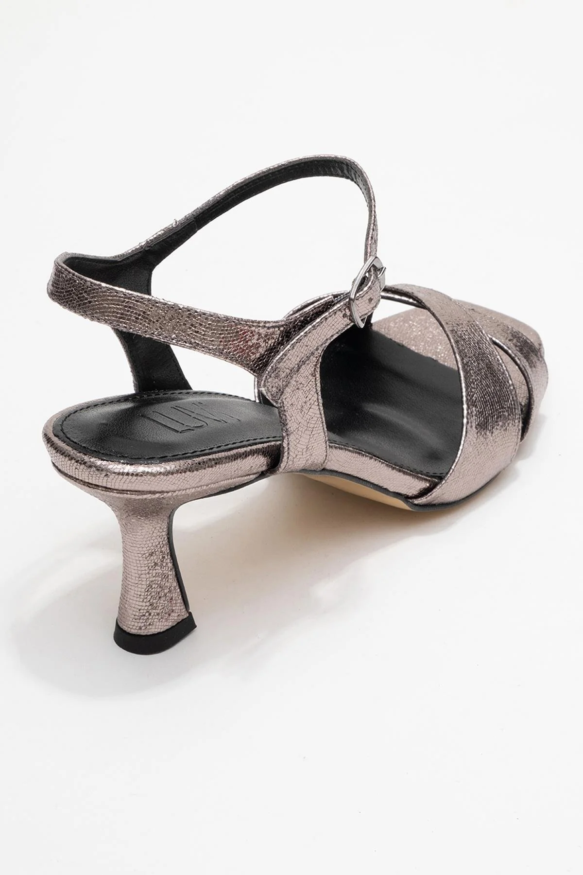 Melin - Platinum Cross-Strap Stiletto Heel (Women) - Image 5