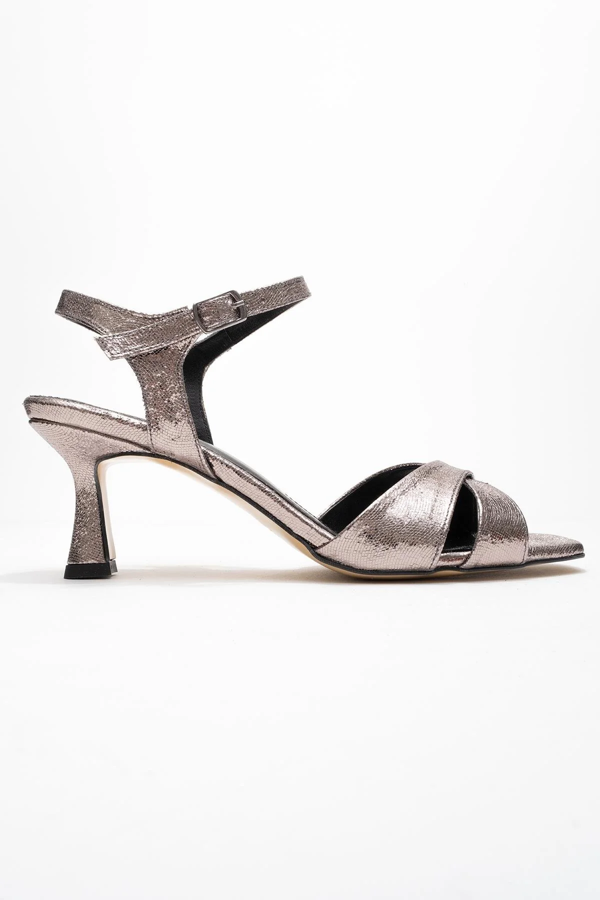 Melin - Platinum Cross-Strap Stiletto Heel (Women) - Image 6