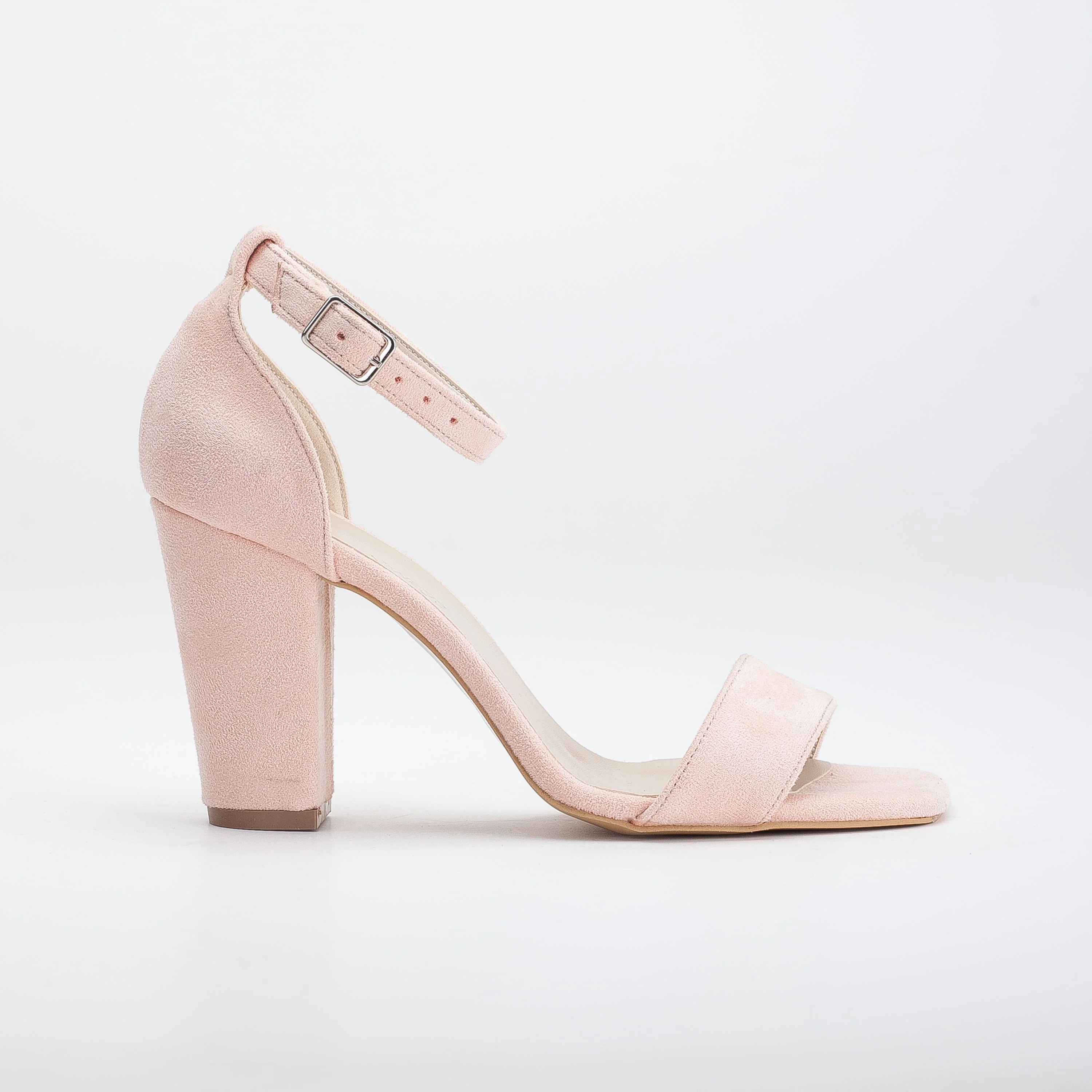 Melissa - Coral Suede Sandals with Pearls - Image 9