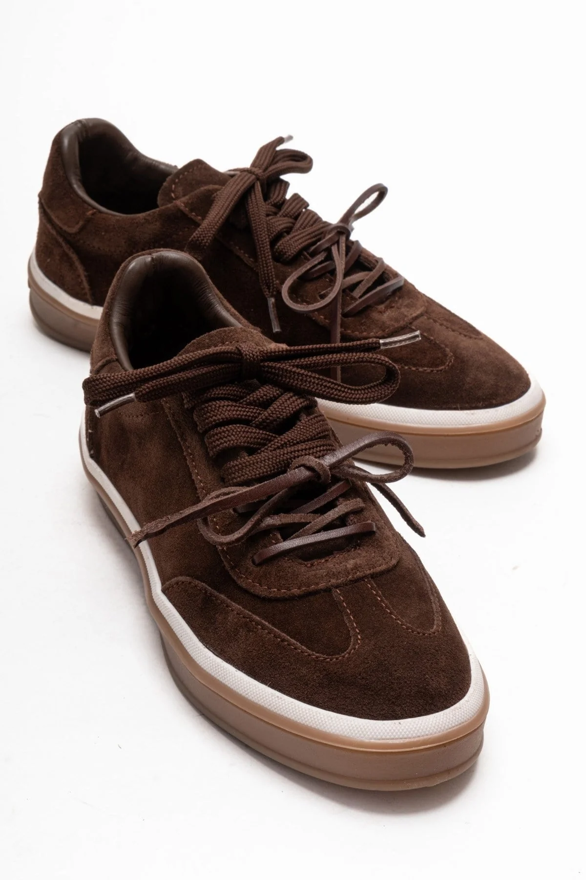 Melle - Brown Genuine Leather Sneaker (Women)