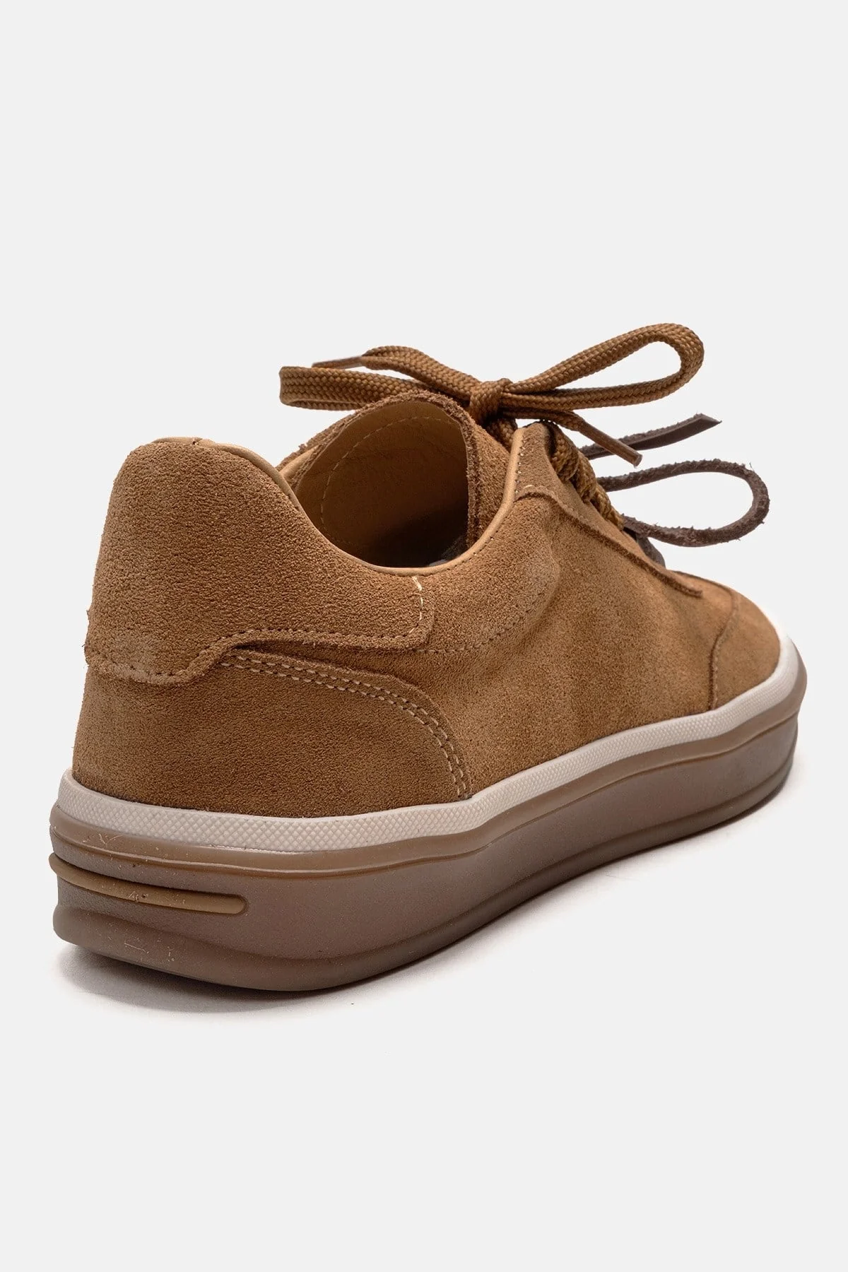 MELLE - Cognac Genuine Leather Everyday Sneaker (Women) - Image 5