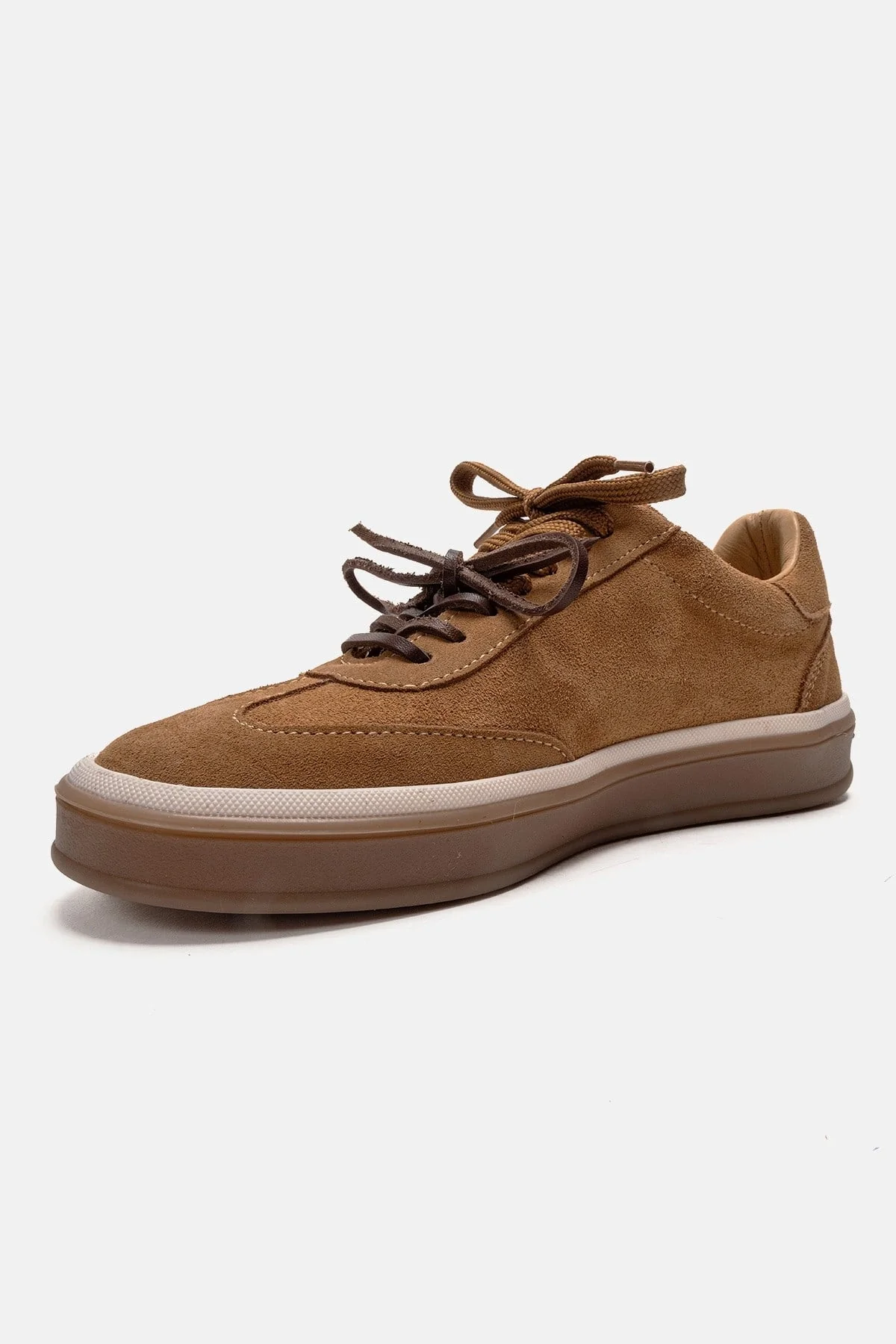 MELLE - Cognac Genuine Leather Everyday Sneaker (Women) - Image 6