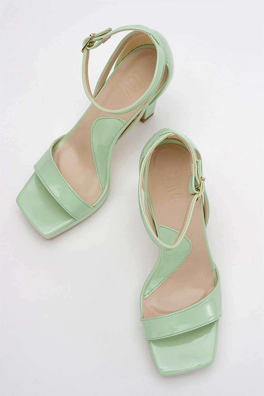 Mersia - Green Patent High Heel Pump (Women) - Image 4