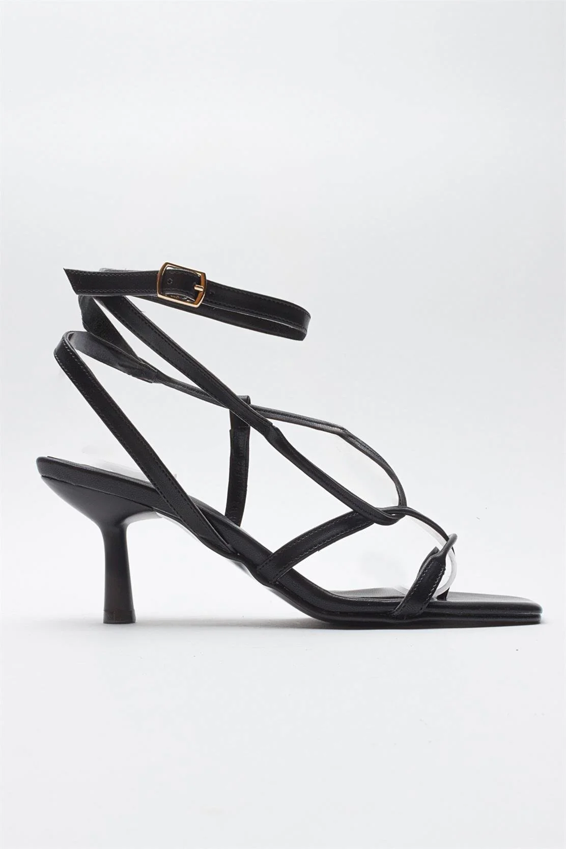 Mias - Black Heeled Sandal (Women) - Image 6
