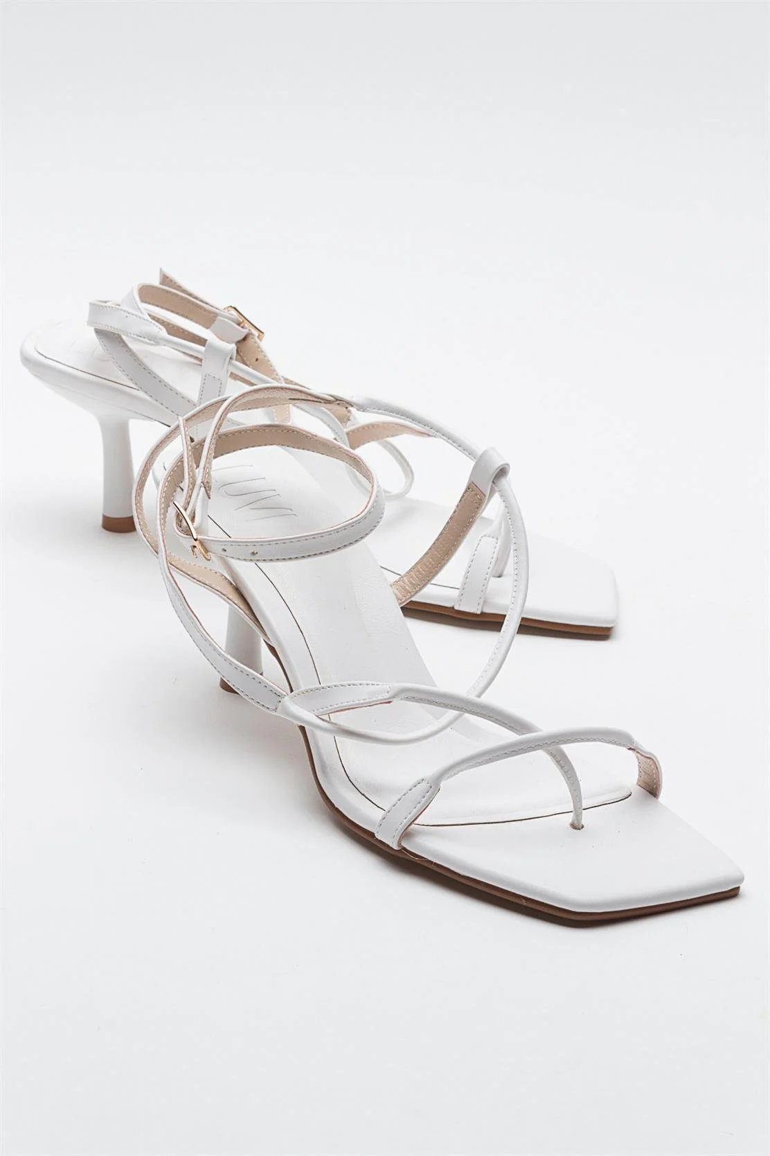 Mias - White Heeled Sandal (Women) - Image 5