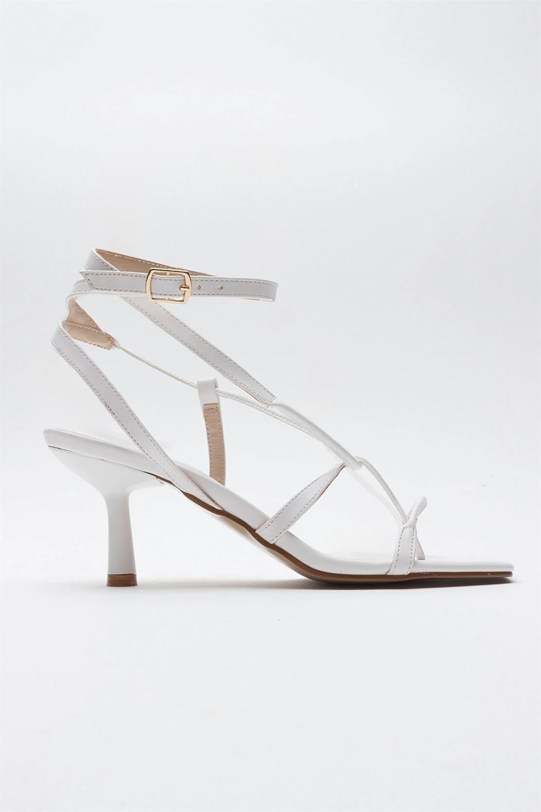 Mias - White Heeled Sandal (Women) - Image 6