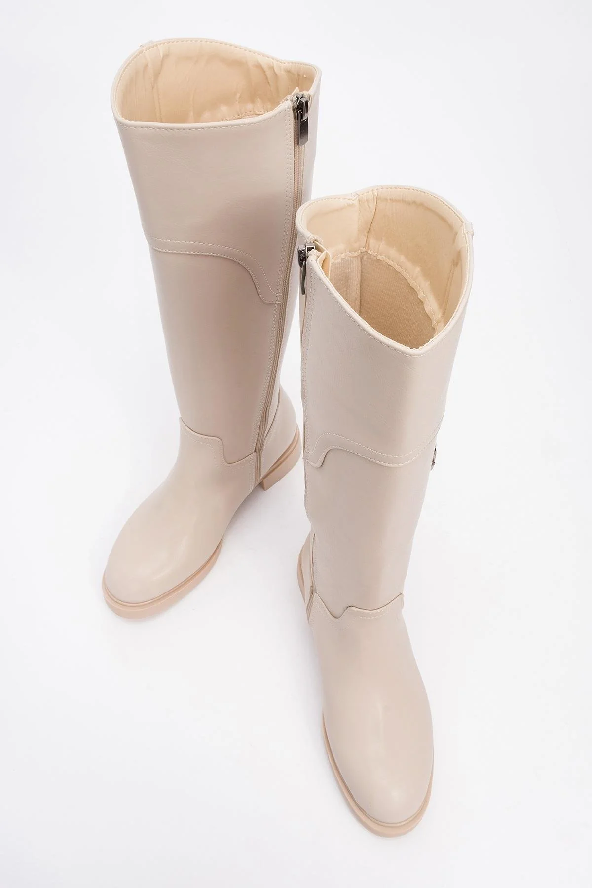 Michel - Beige Riding Boot (Women) - Image 2
