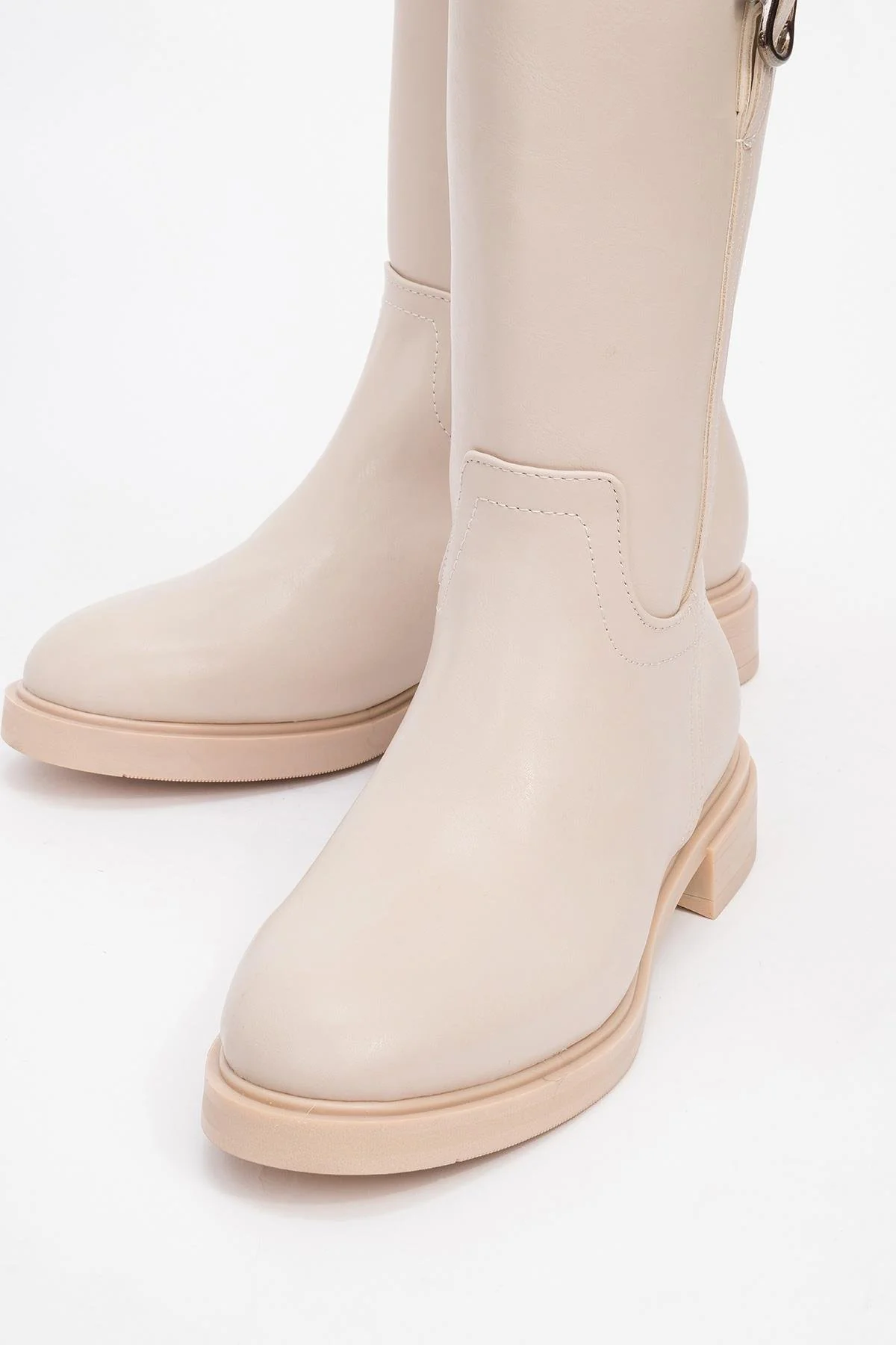 Michel - Beige Riding Boot (Women) - Image 3