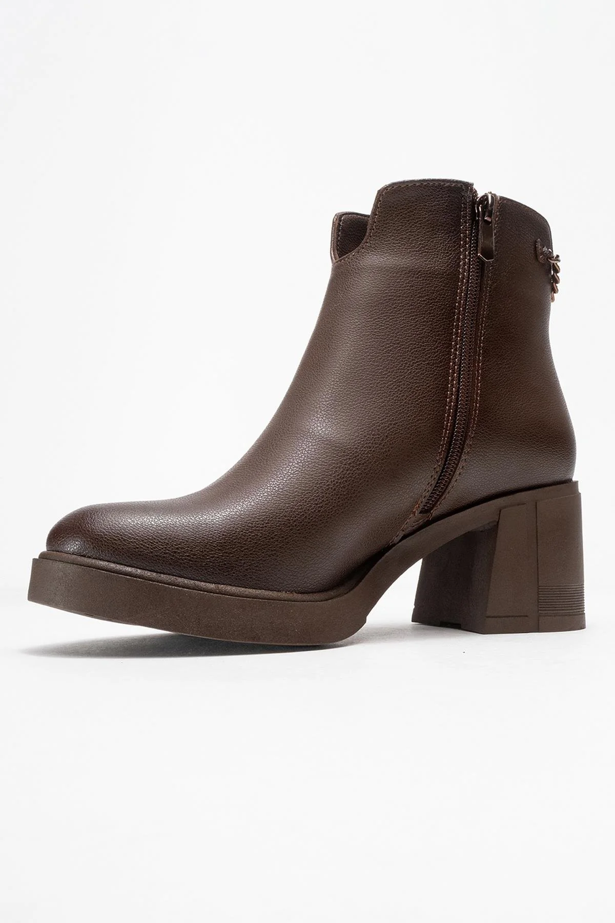 Mier - Brown Ankle Boot (Women) - Image 4