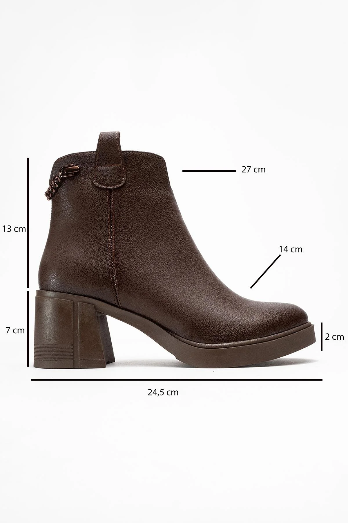 Mier - Brown Ankle Boot (Women) - Image 6